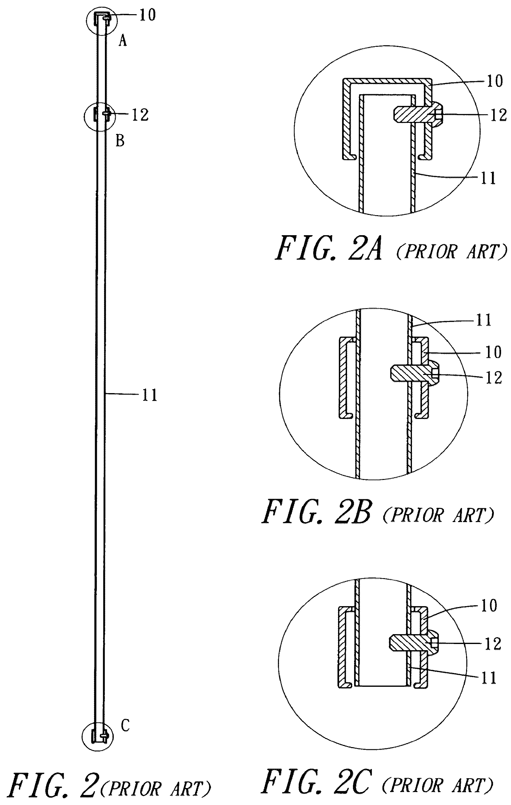 Patent US12320140 Figure 2 – Hidden interconnection arrangement of fence or railing and assembling method thereof