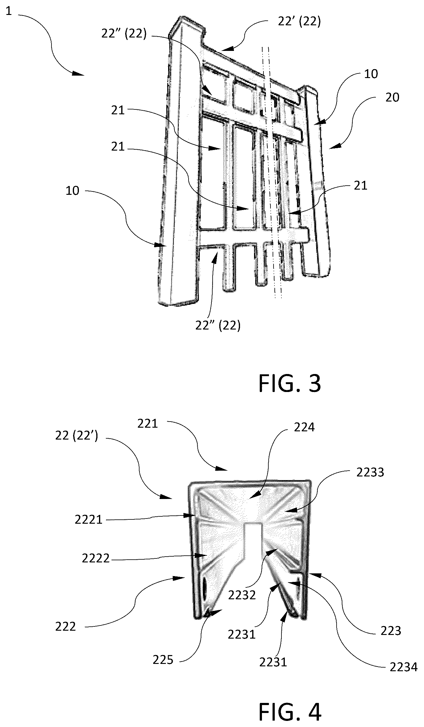 Patent US12320140 Figure 3 – Hidden interconnection arrangement of fence or railing and assembling method thereof