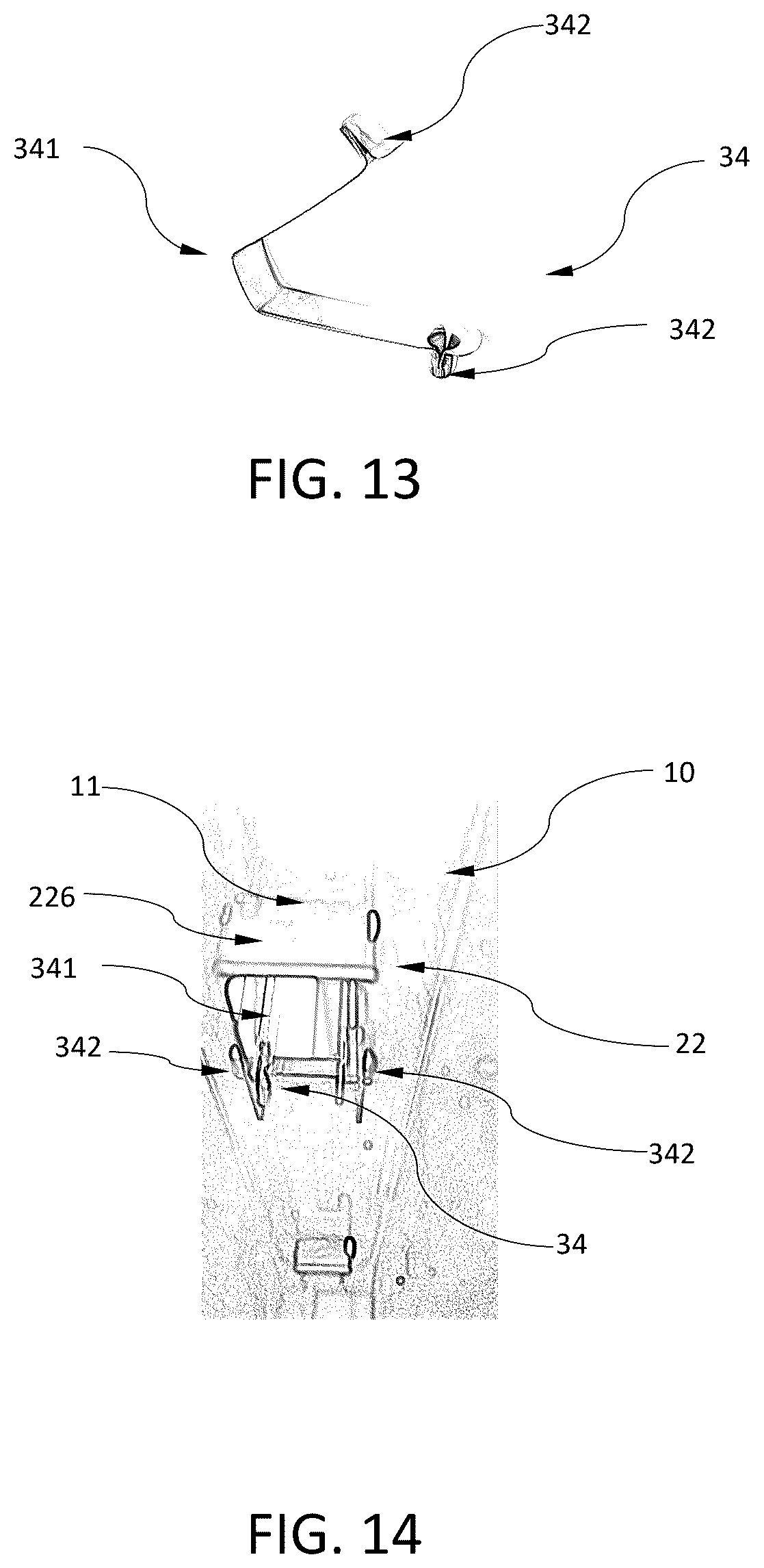Patent US12320140 Figure 8 – Hidden interconnection arrangement of fence or railing and assembling method thereof