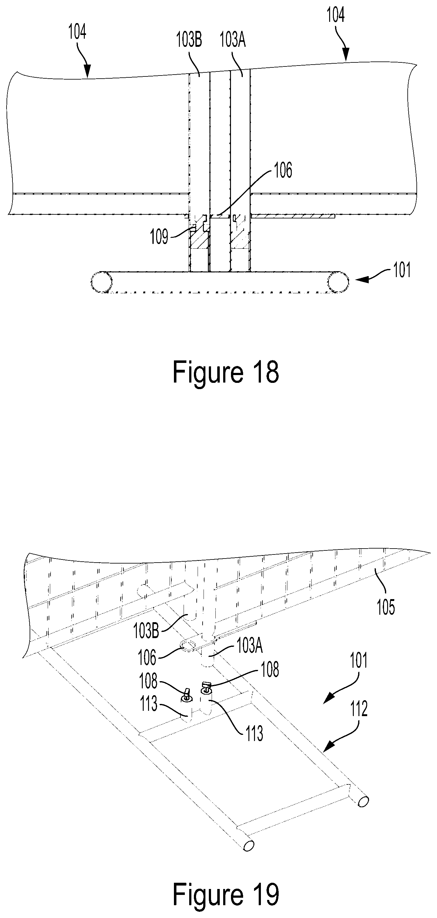 Patent US12320141 Figure 8 – Temporary barrier fencing