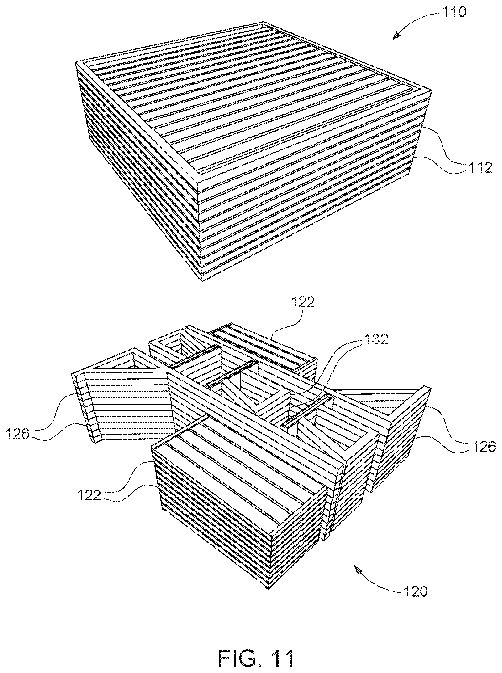 Patent US12320142 Figure 9 – Modular fence system