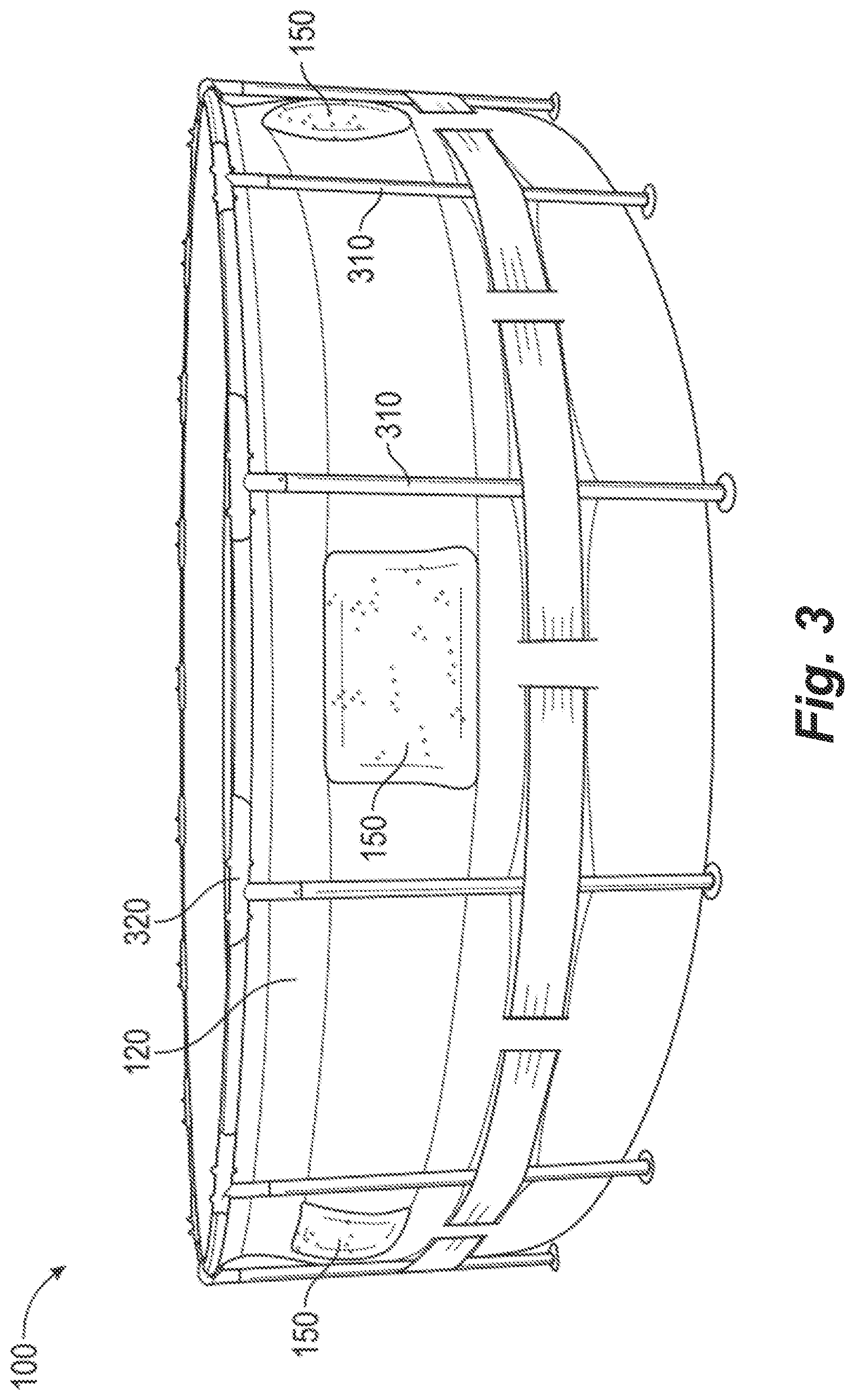 Patent US12320143 Figure 3 – Drain plug for an above-ground pool