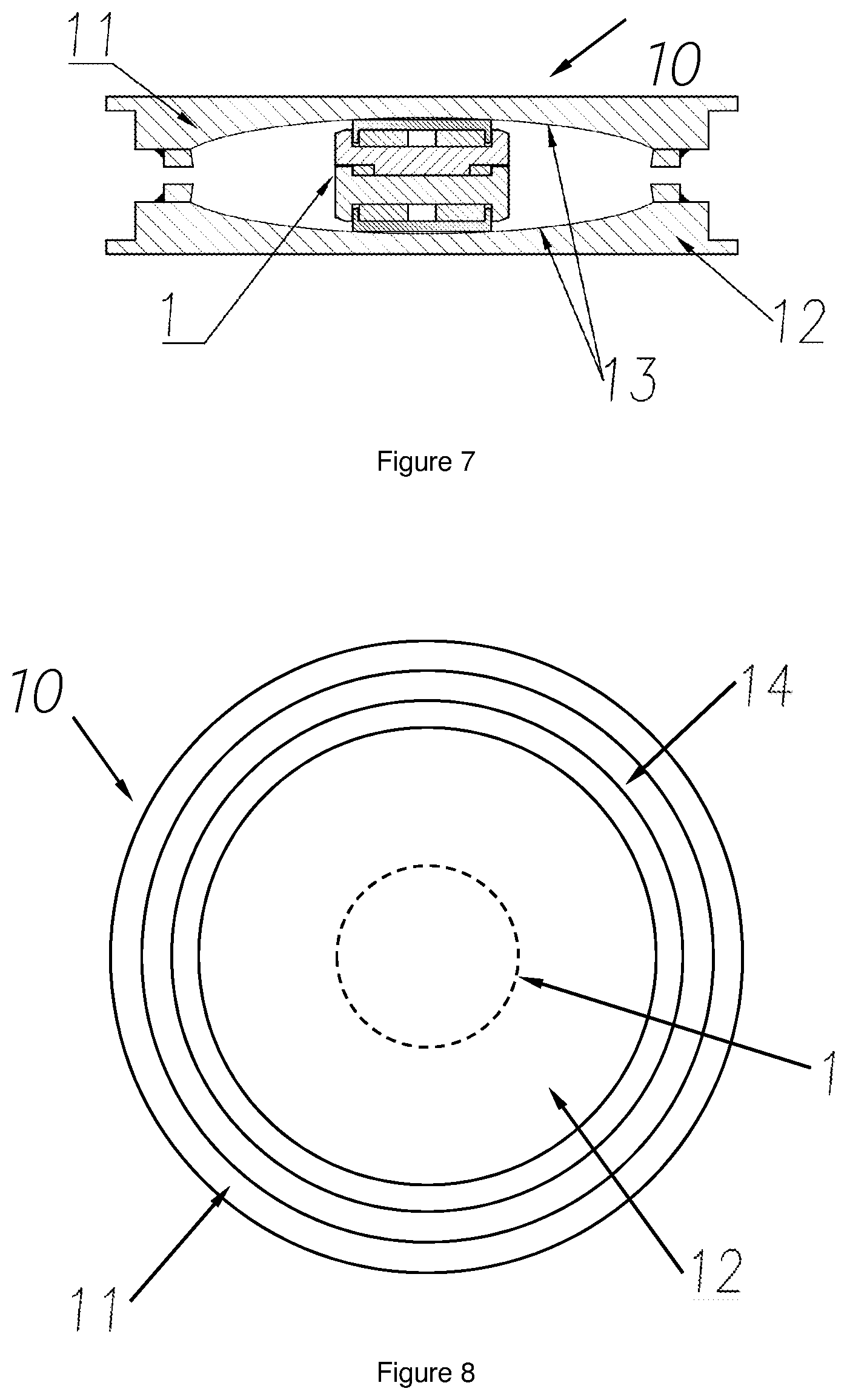 Patent US12320146 Figure 3 – Composite sliding block for frictional-type seismic isolators and seismic isolators with said composite sliding block