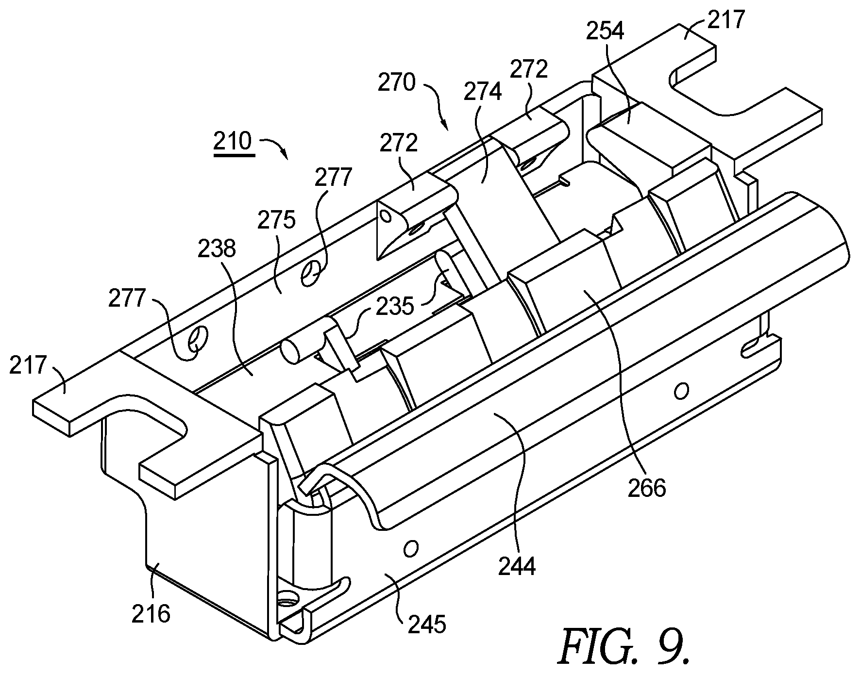 Patent US12320148 Figure 5 – Electric door strike keeper