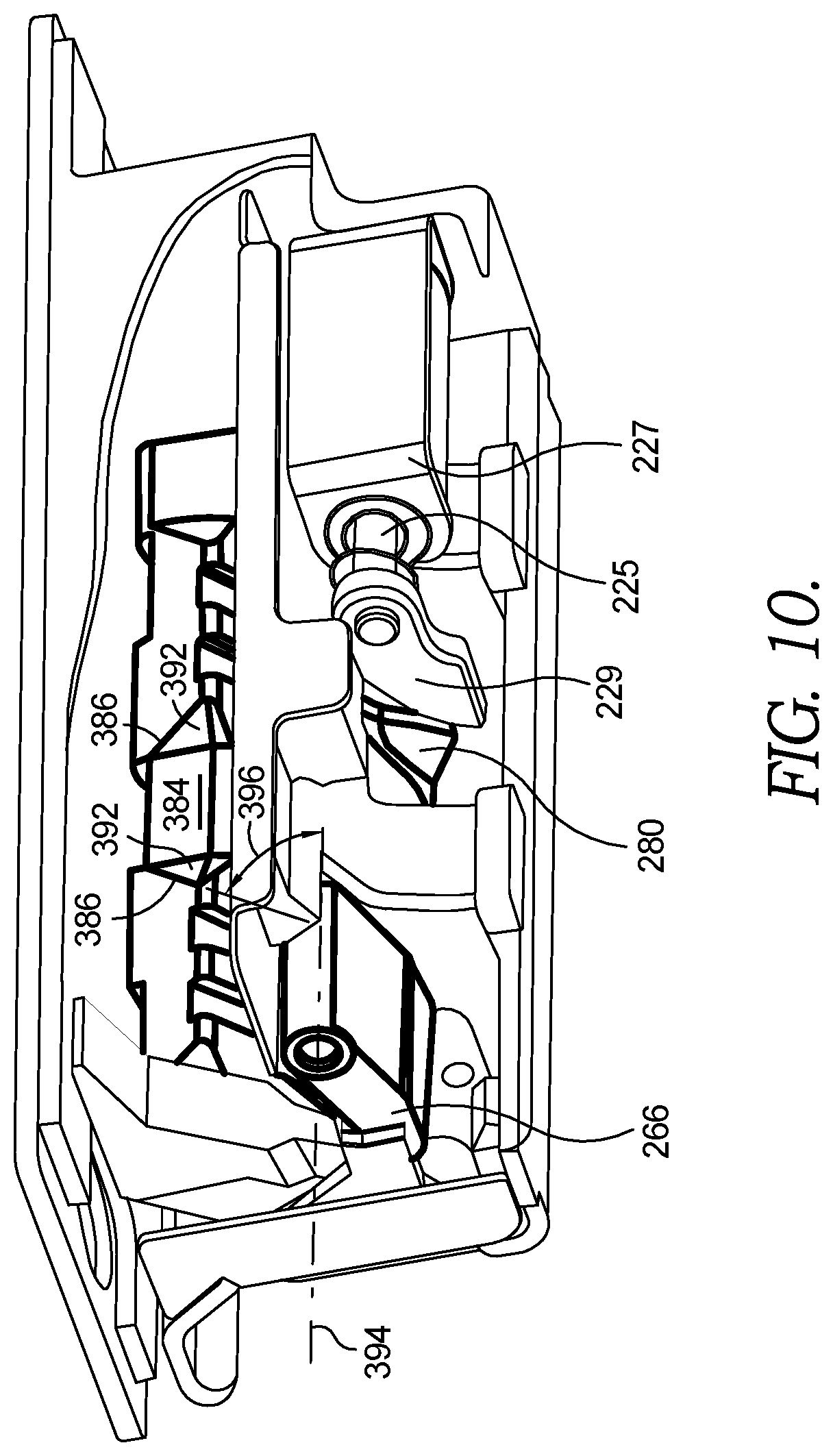 Patent US12320148 Figure 6 – Electric door strike keeper