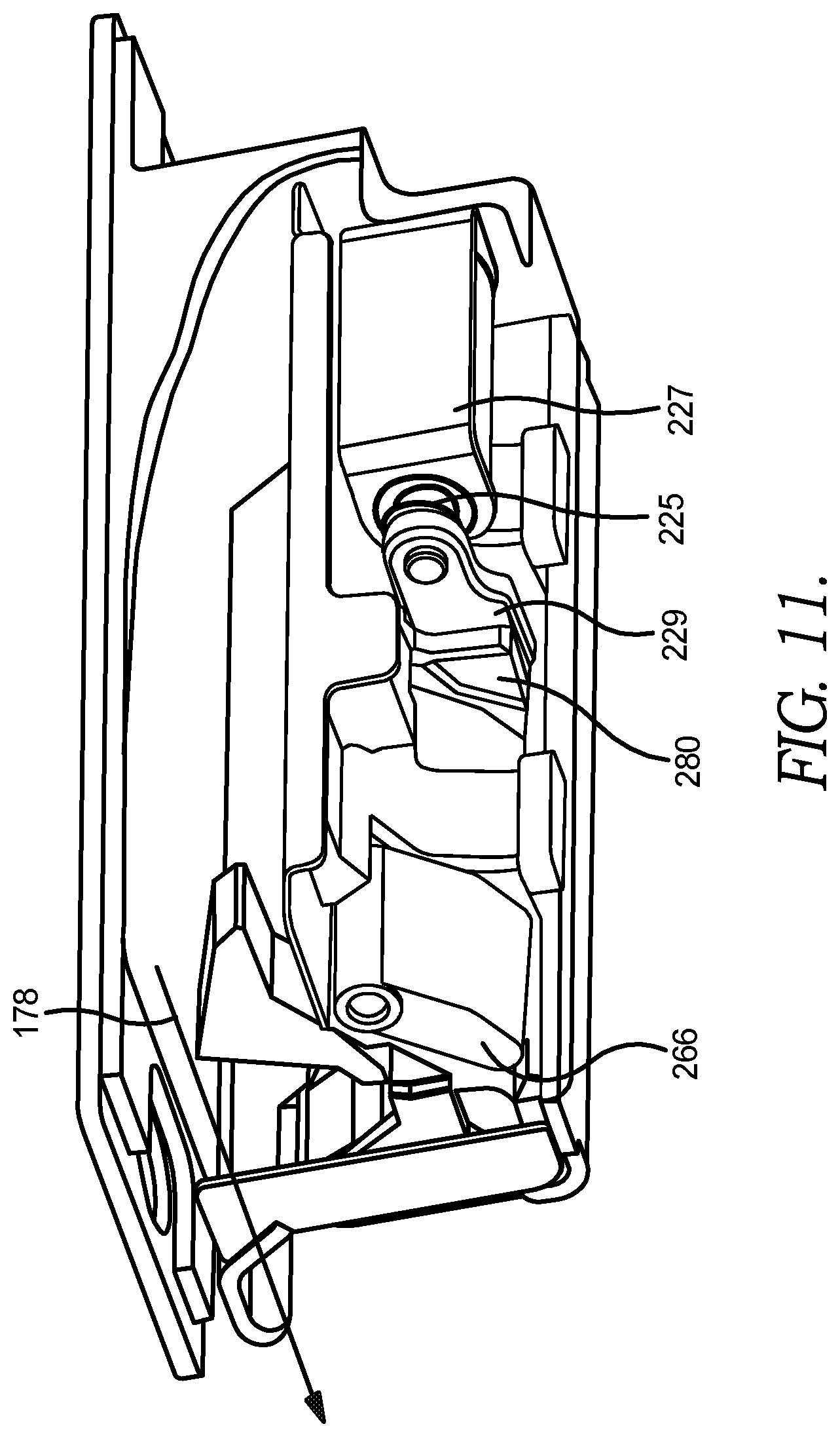 Patent US12320148 Figure 7 – Electric door strike keeper