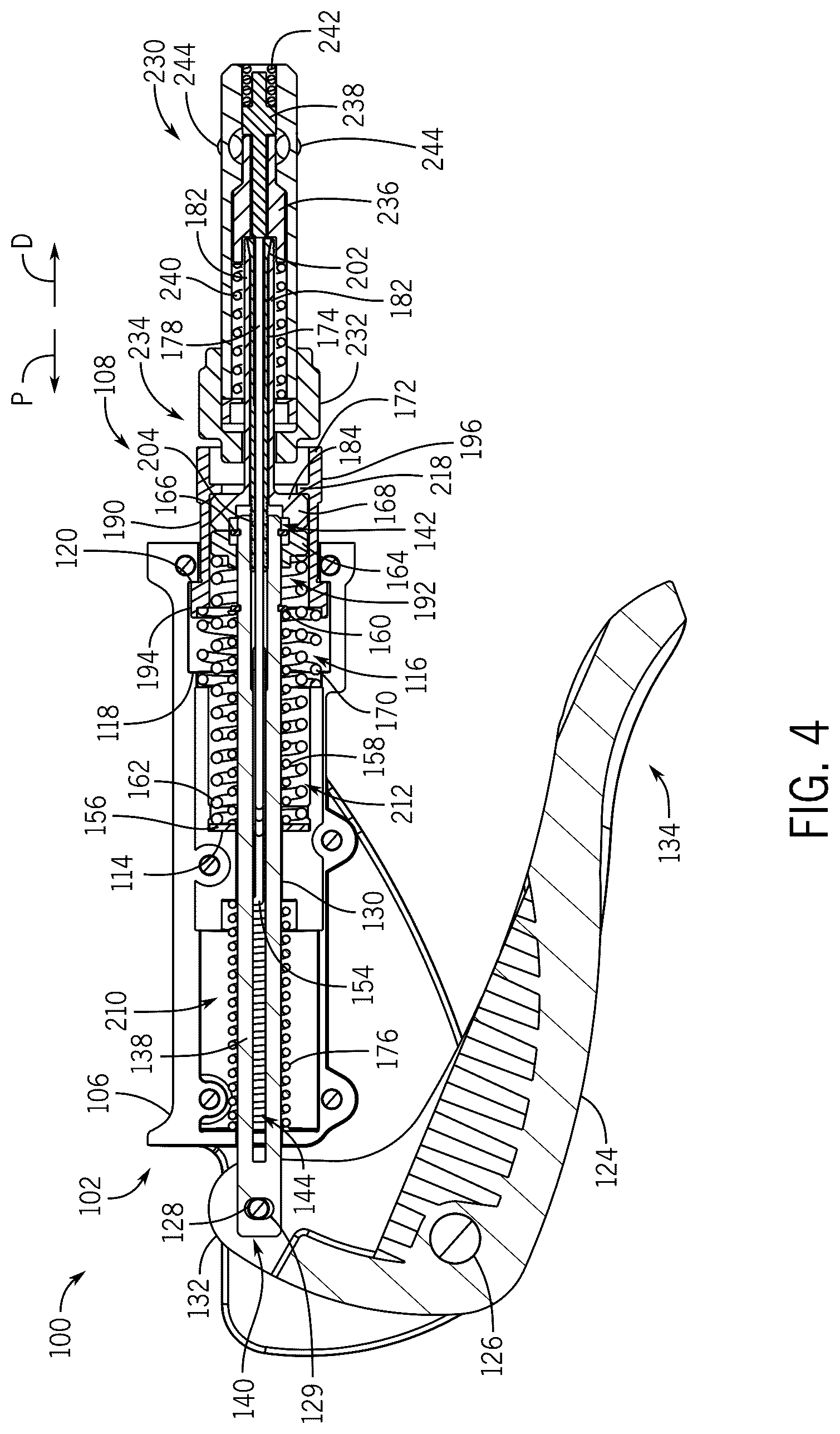 Patent US12320150 Figure 4 – Automatic adjusting barrel lock key
