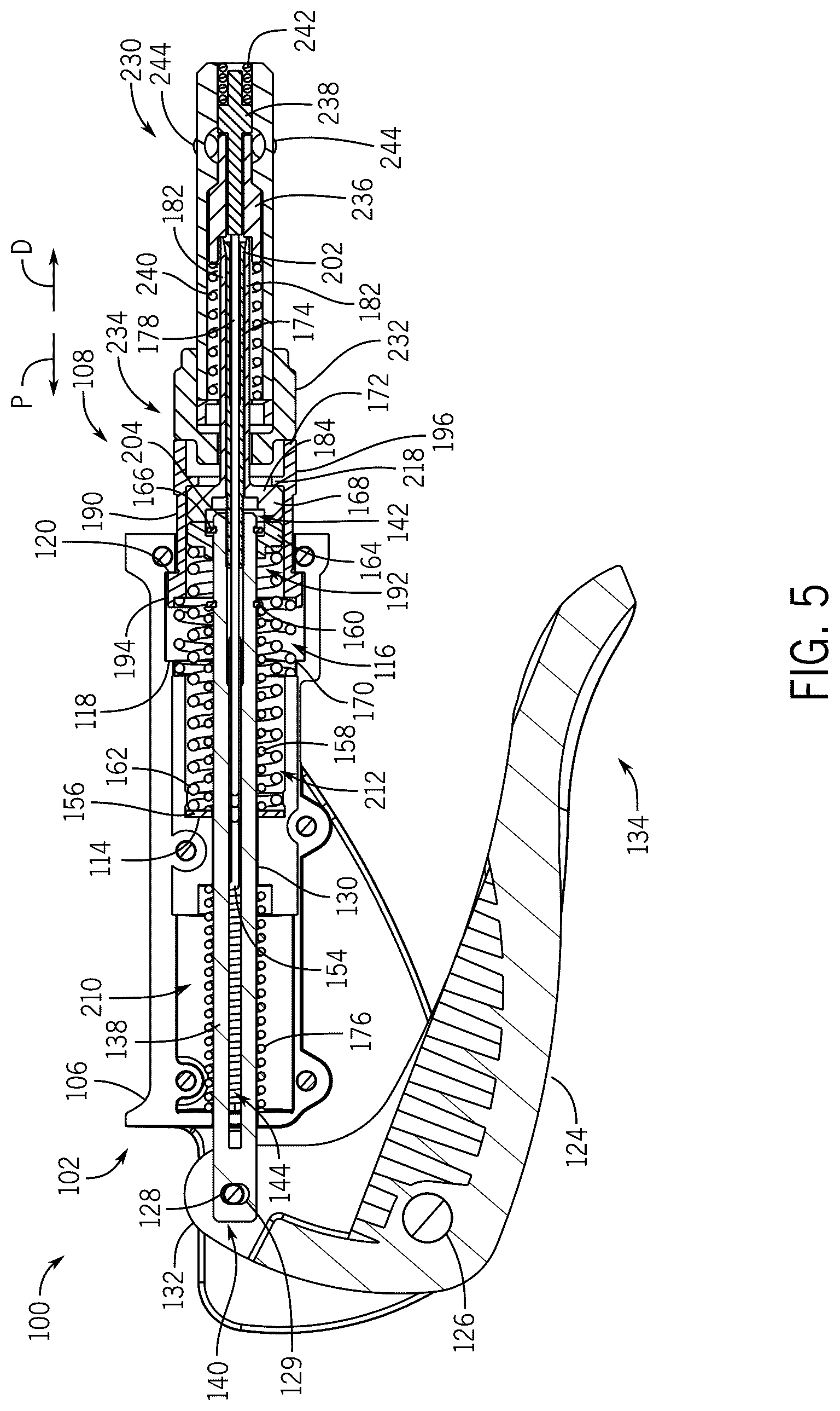 Patent US12320150 Figure 5 – Automatic adjusting barrel lock key