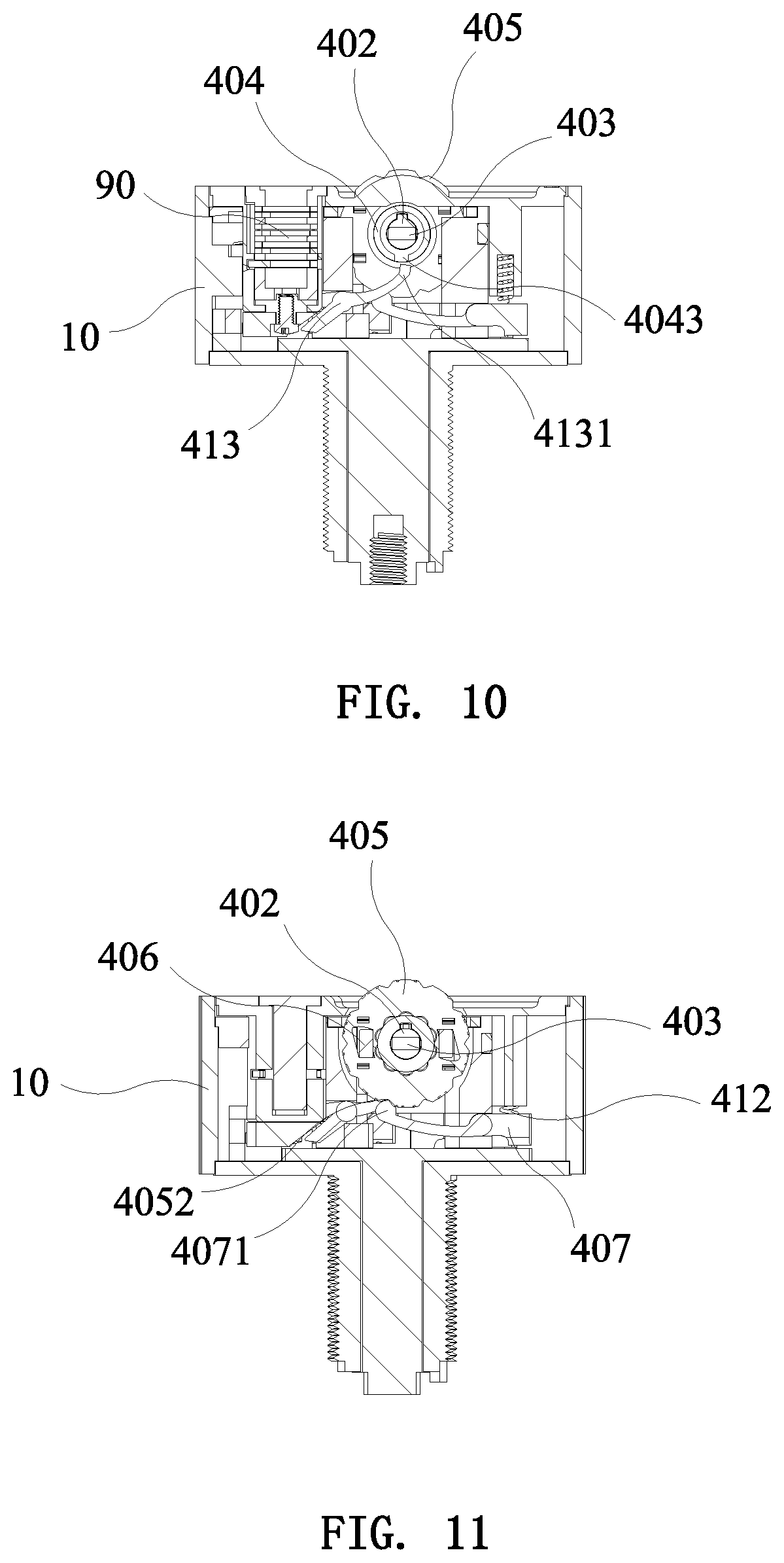 Patent US12320152 Figure 7 – Code wheel combination lock