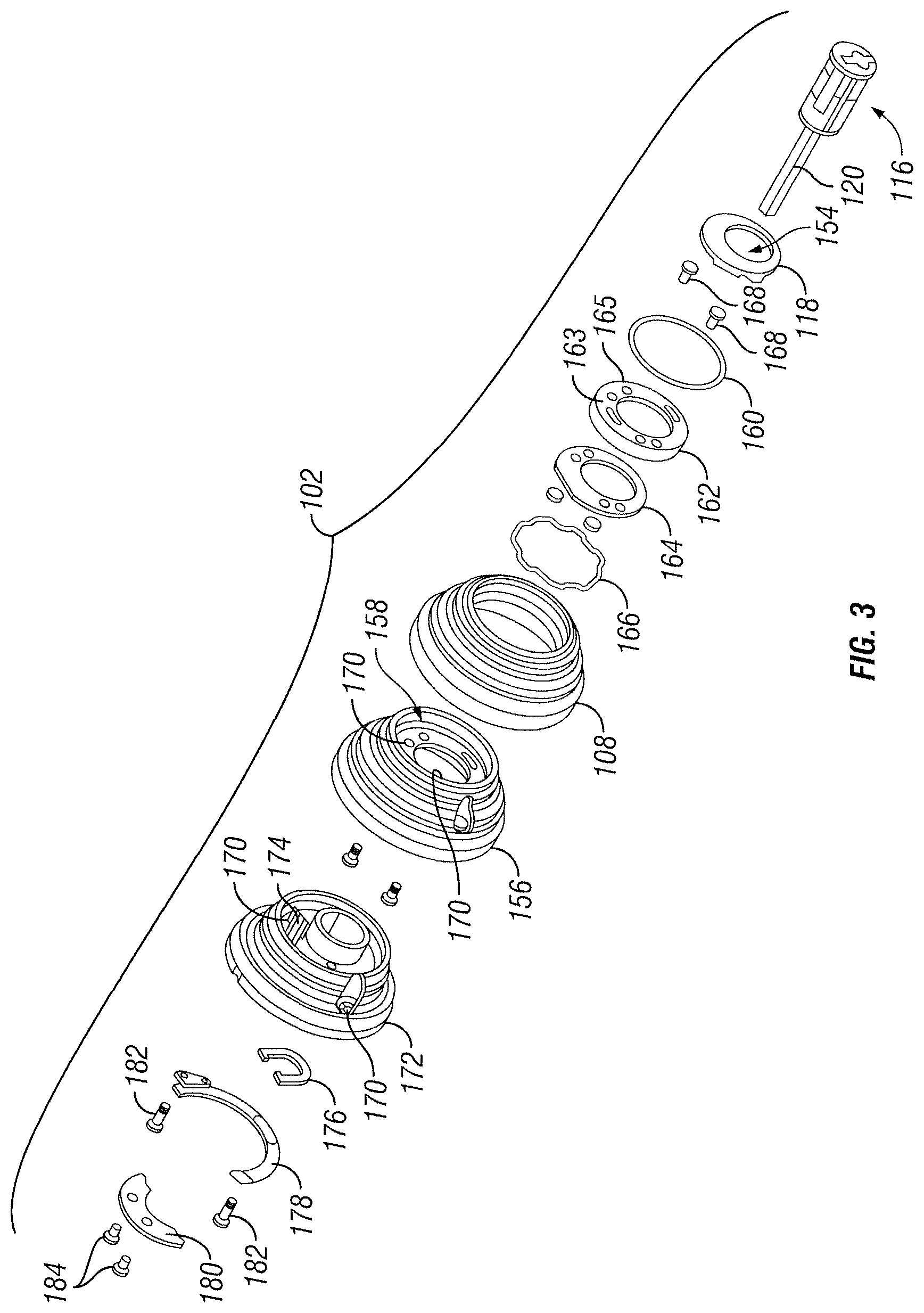 Patent US12320154 Figure 3 – Wireless lockset with touch activation