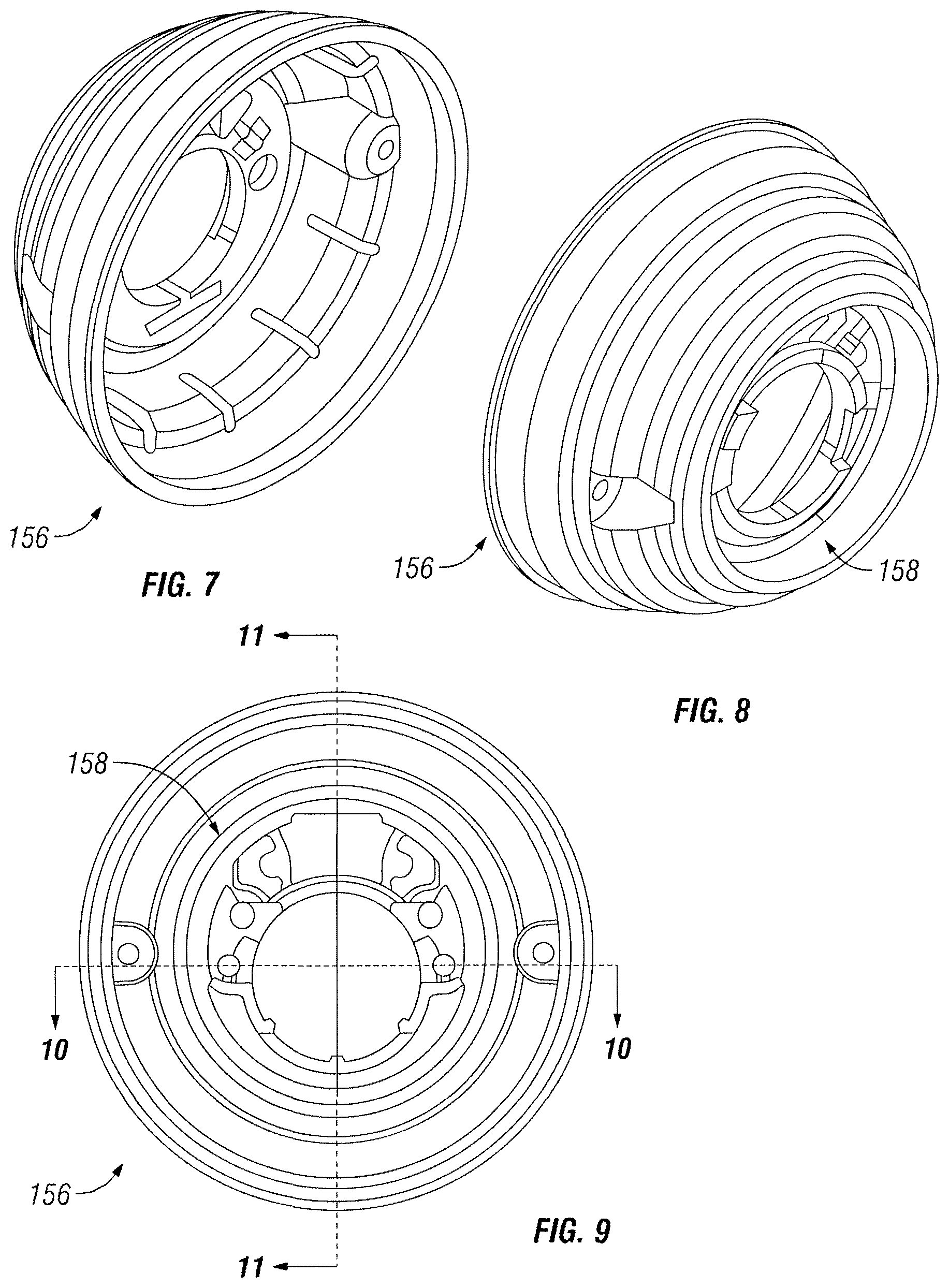 Patent US12320154 Figure 7 – Wireless lockset with touch activation
