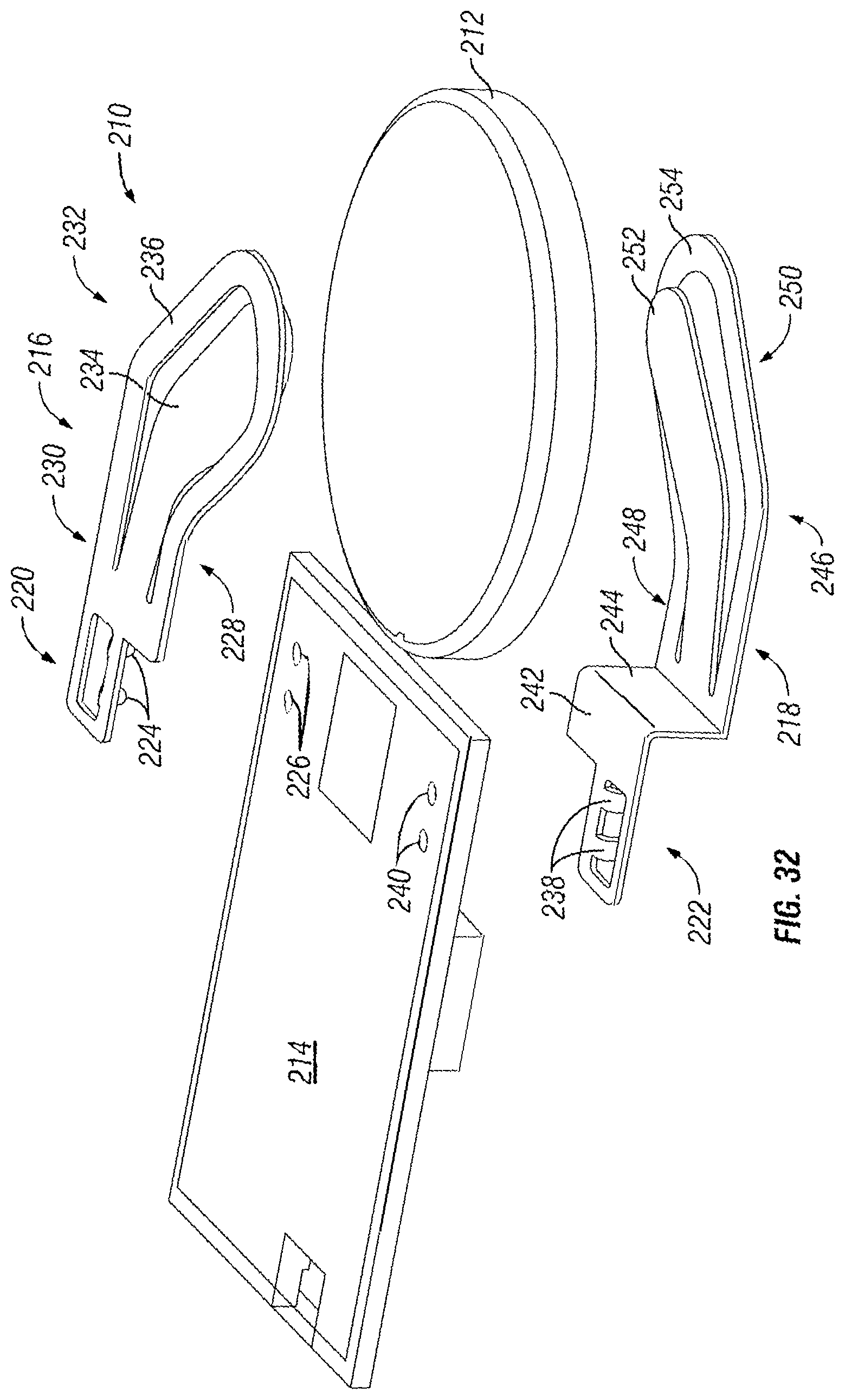 Patent US12320154 Figure 17 – Wireless lockset with touch activation