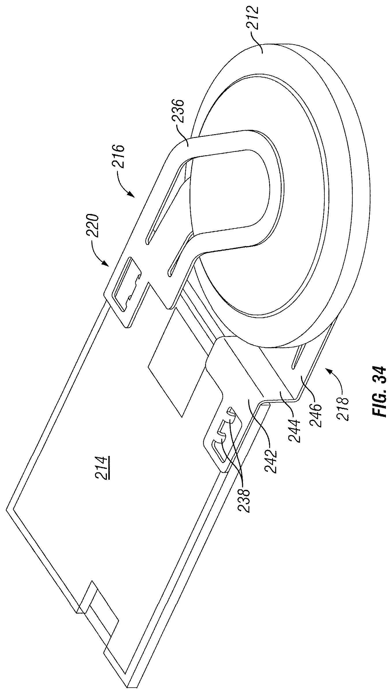 Patent US12320154 Figure 19 – Wireless lockset with touch activation