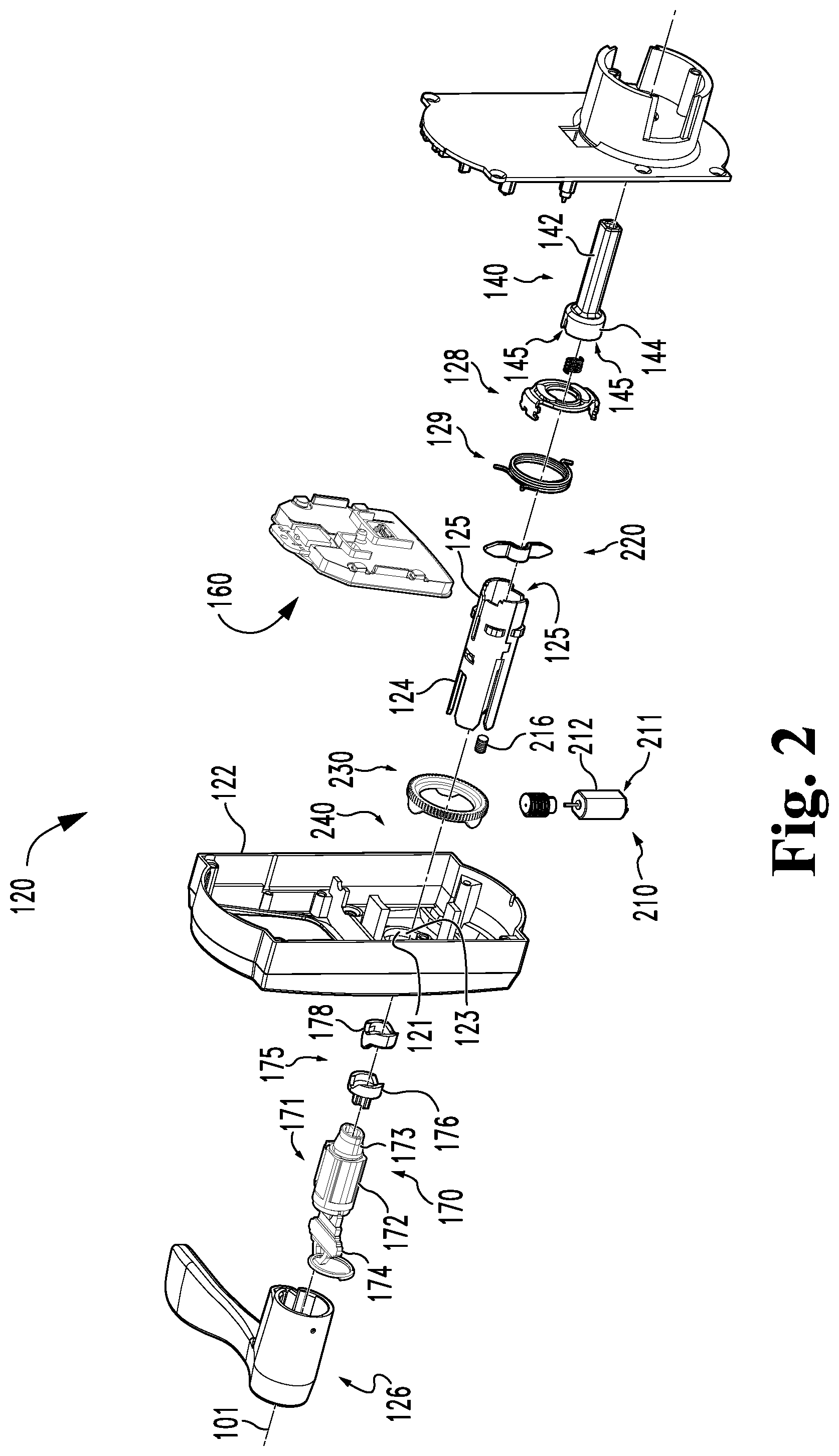 Patent US12320159 Figure 2 – Axial clutch mechanism