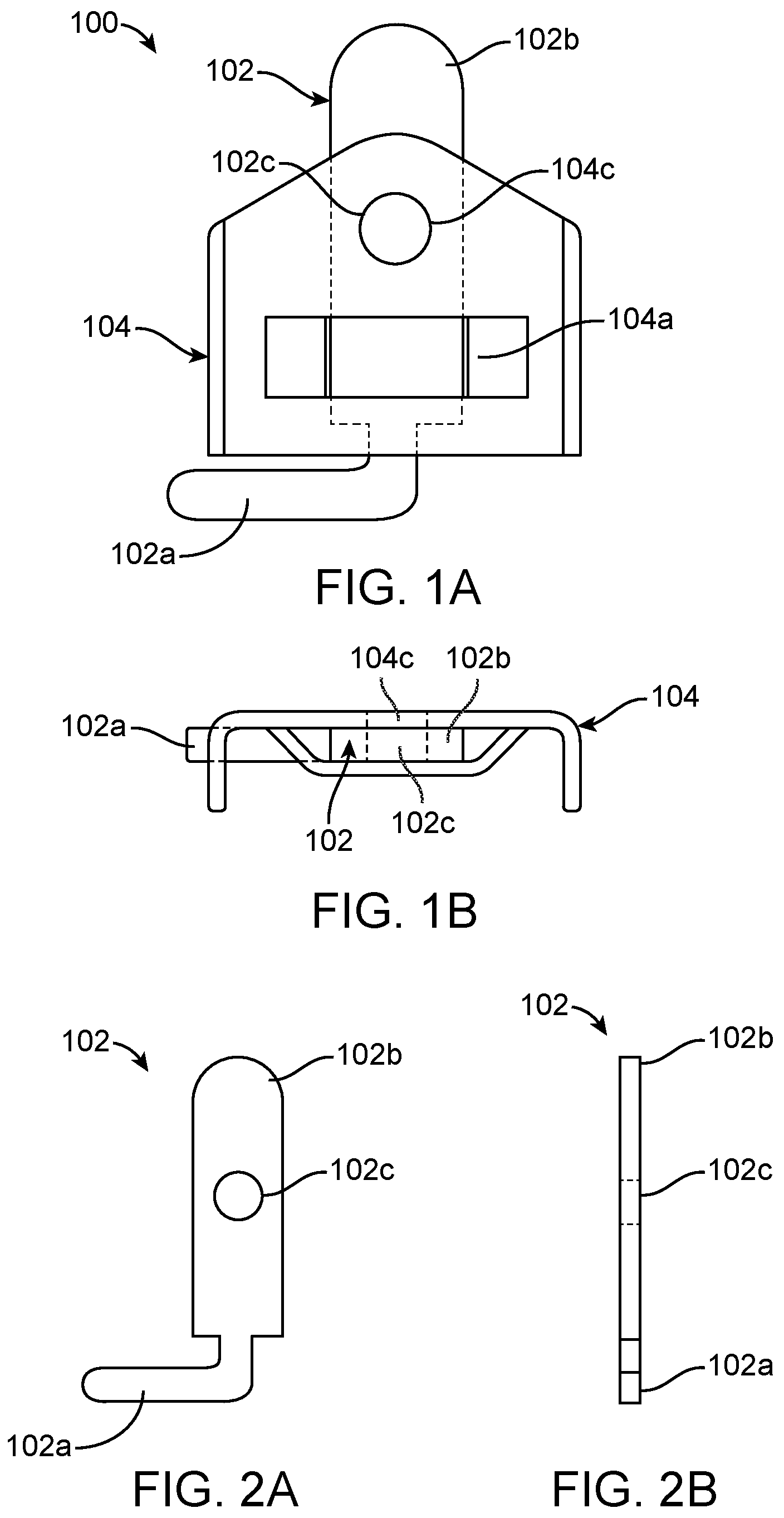 Patent US12320161 Figure 1 – Anti-theft perforated wall board lock