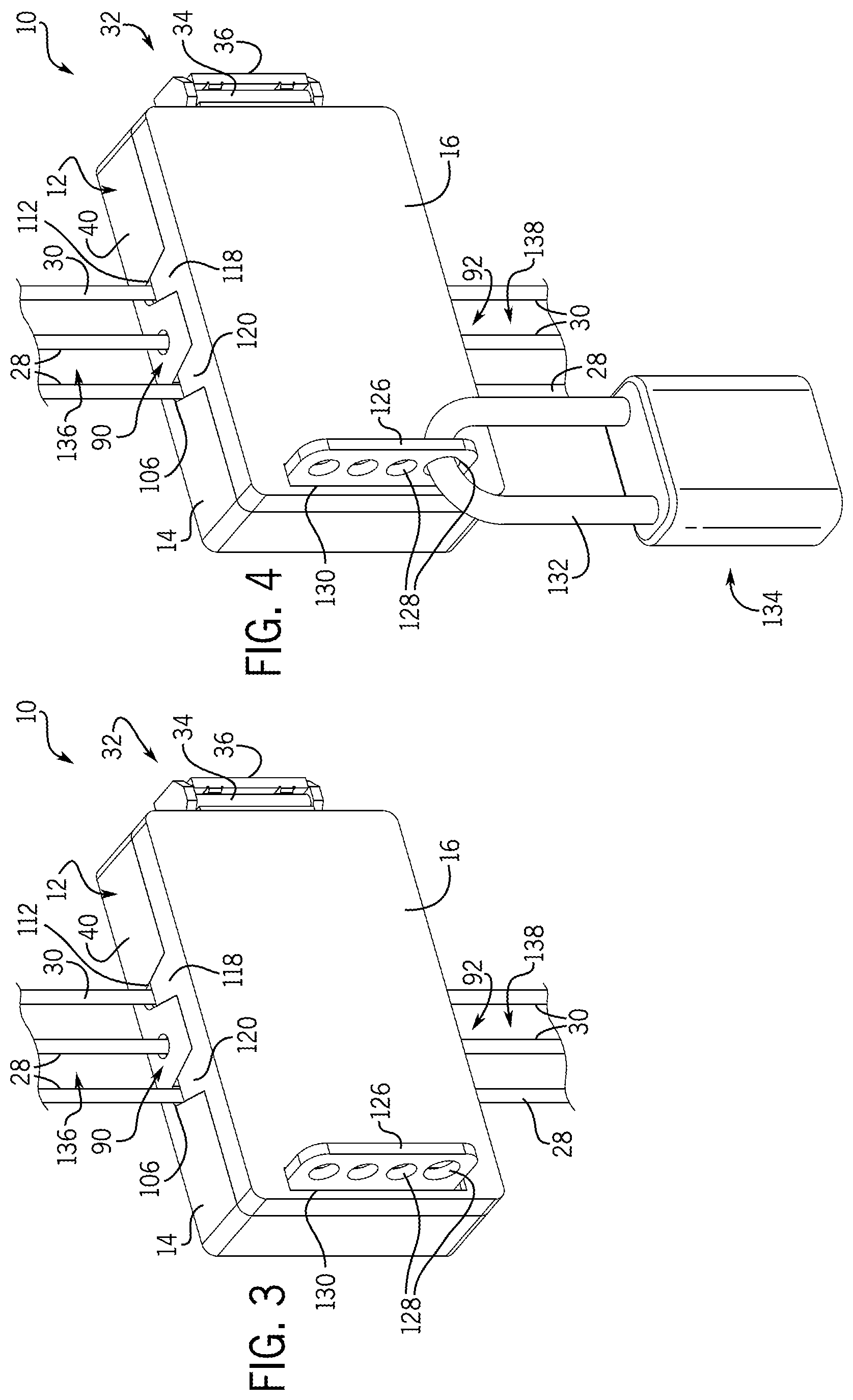 Patent US12320163 Figure 3 – Multicable lockout device