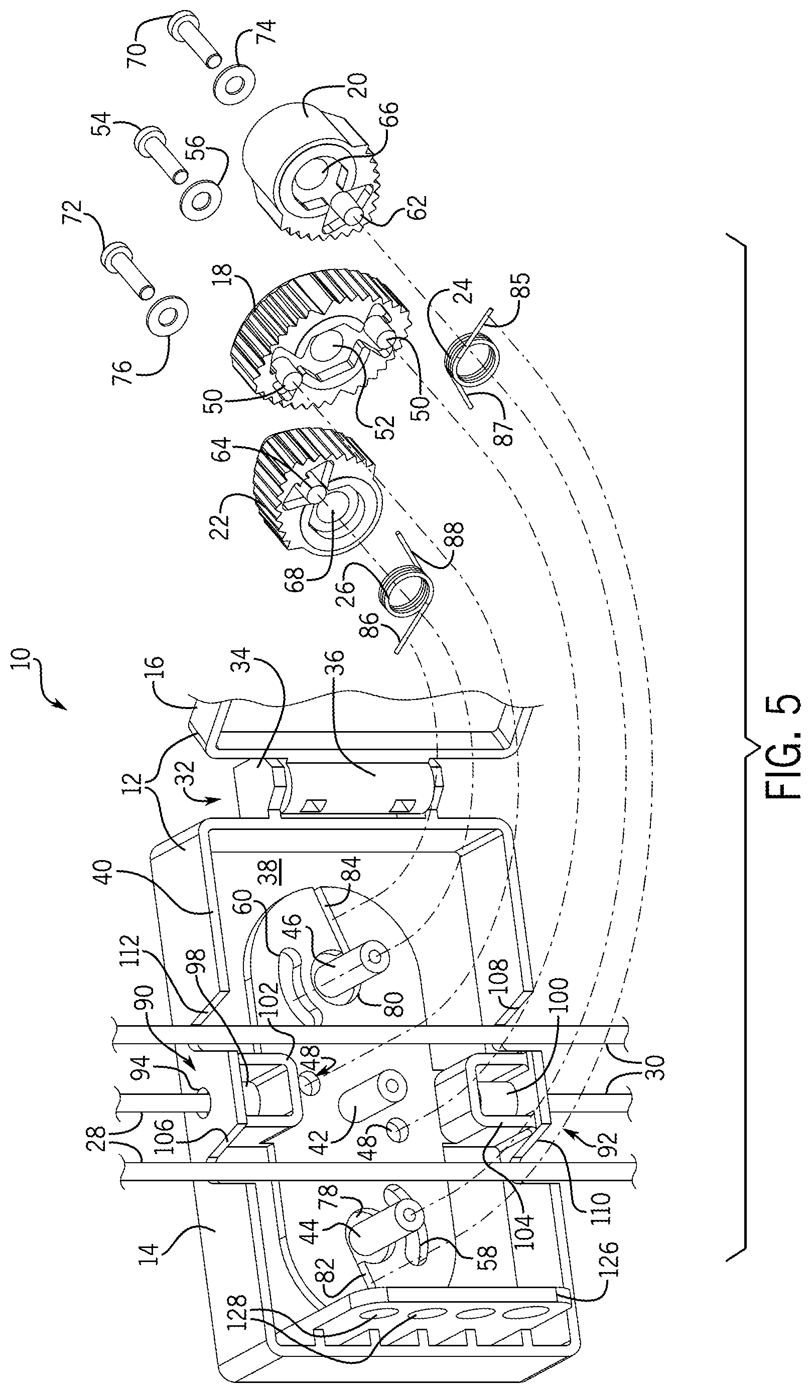 Patent US12320163 Figure 4 – Multicable lockout device