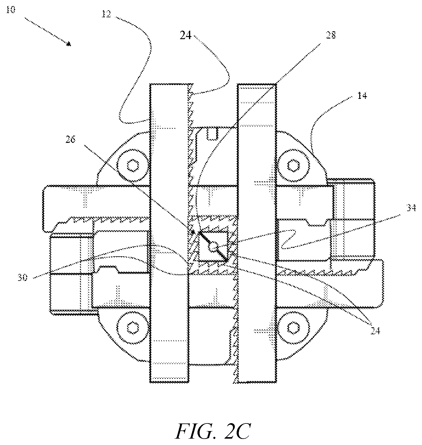Patent US12320164 Figure 4 – Merchandise anti-theft apparatus with adjustable locking arms