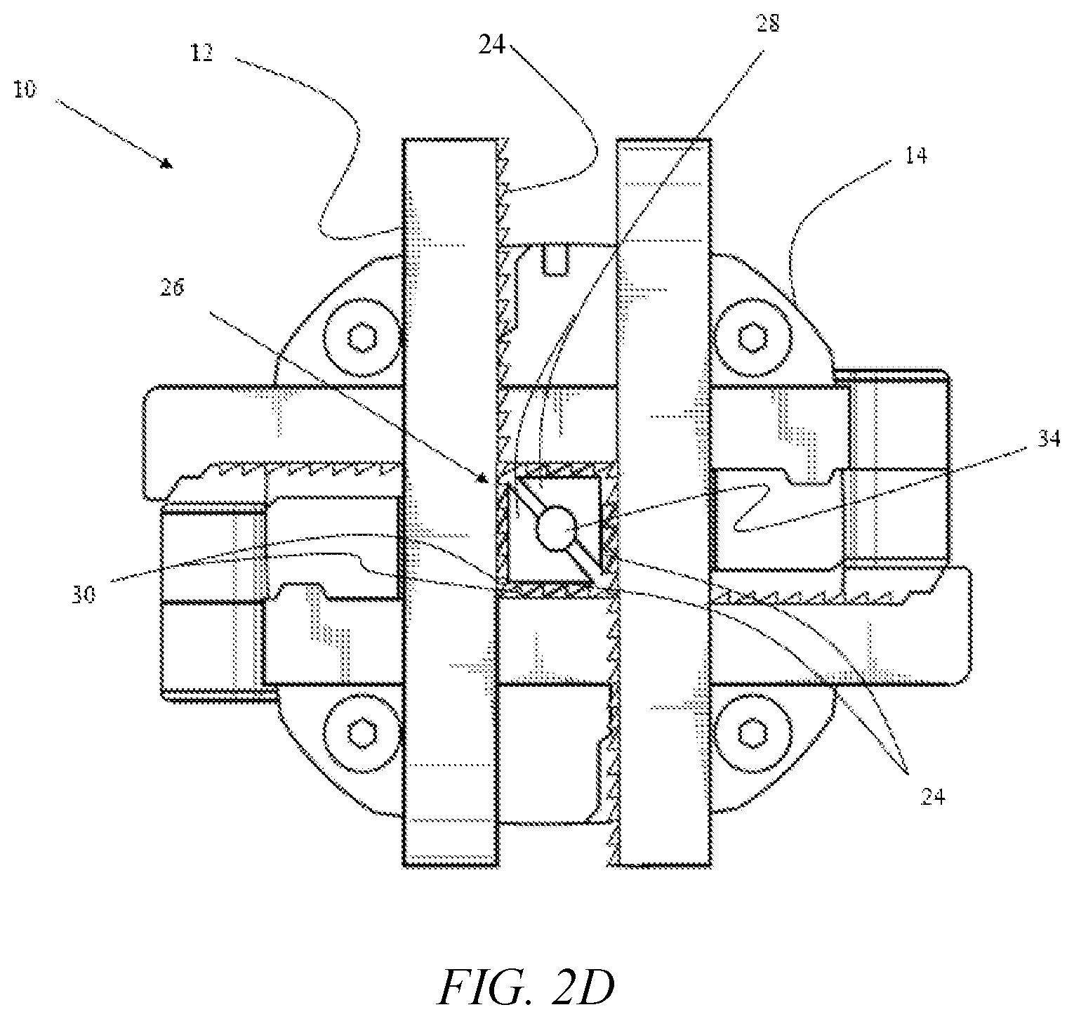 Patent US12320164 Figure 5 – Merchandise anti-theft apparatus with adjustable locking arms