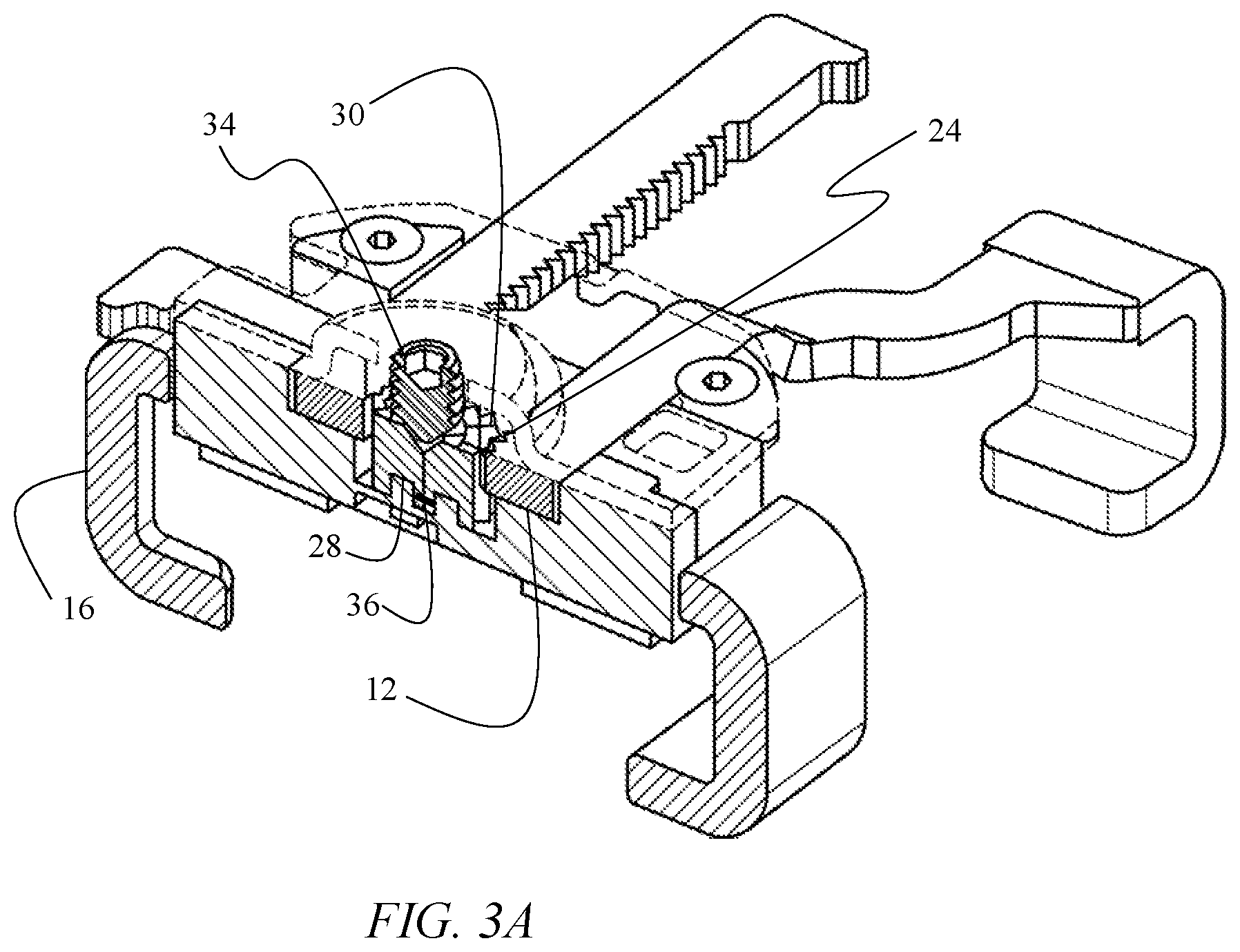 Patent US12320164 Figure 6 – Merchandise anti-theft apparatus with adjustable locking arms
