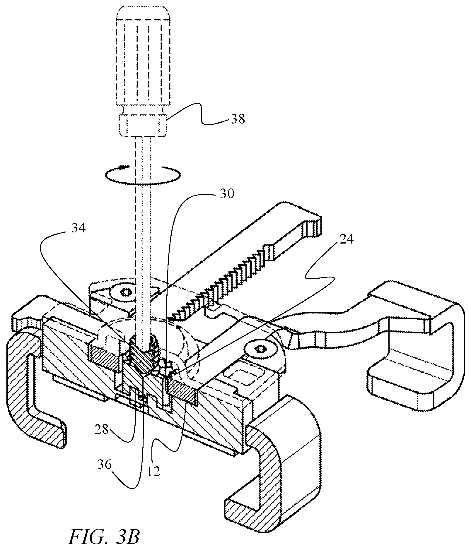 Patent US12320164 Figure 7 – Merchandise anti-theft apparatus with adjustable locking arms