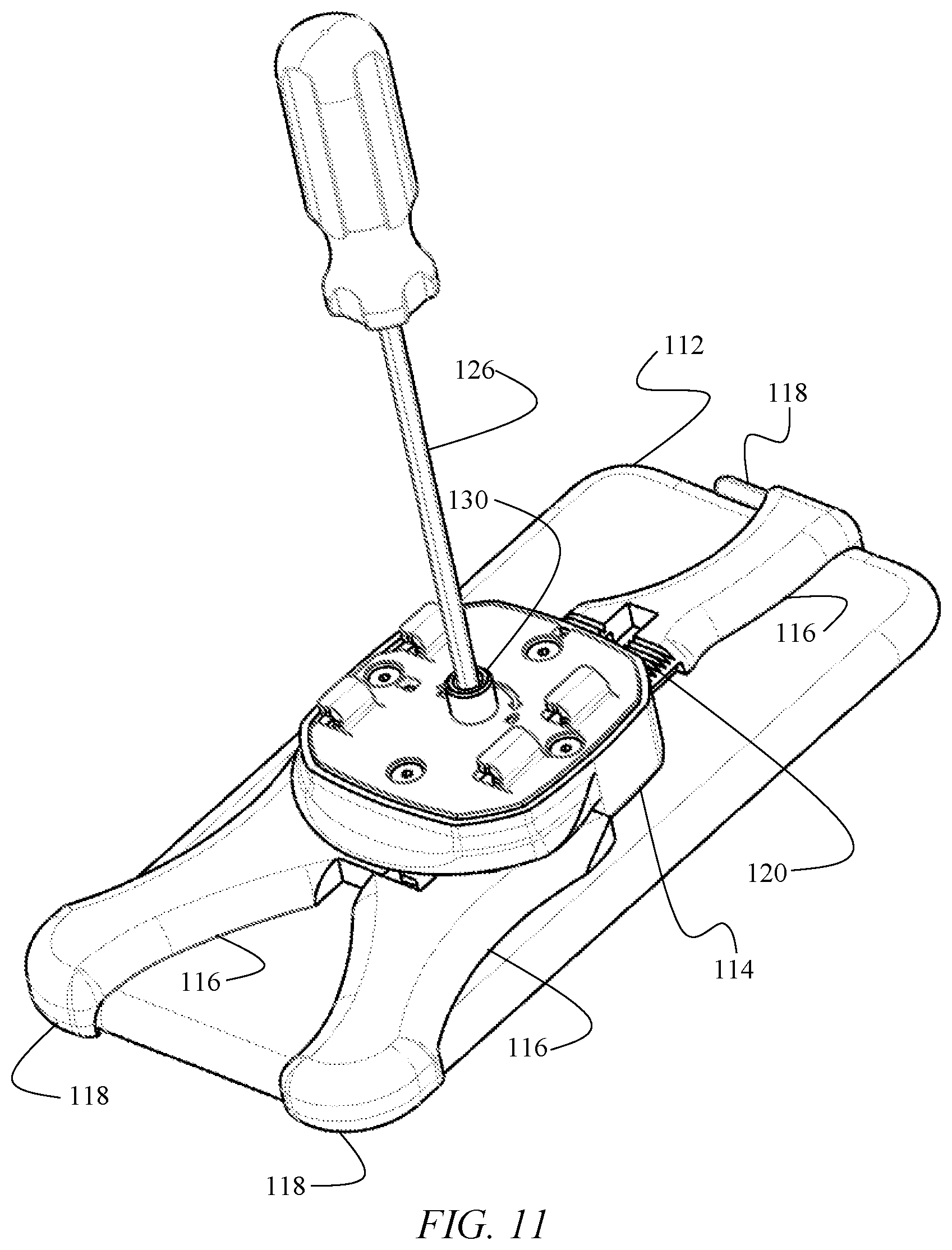 Patent US12320164 Figure 18 – Merchandise anti-theft apparatus with adjustable locking arms