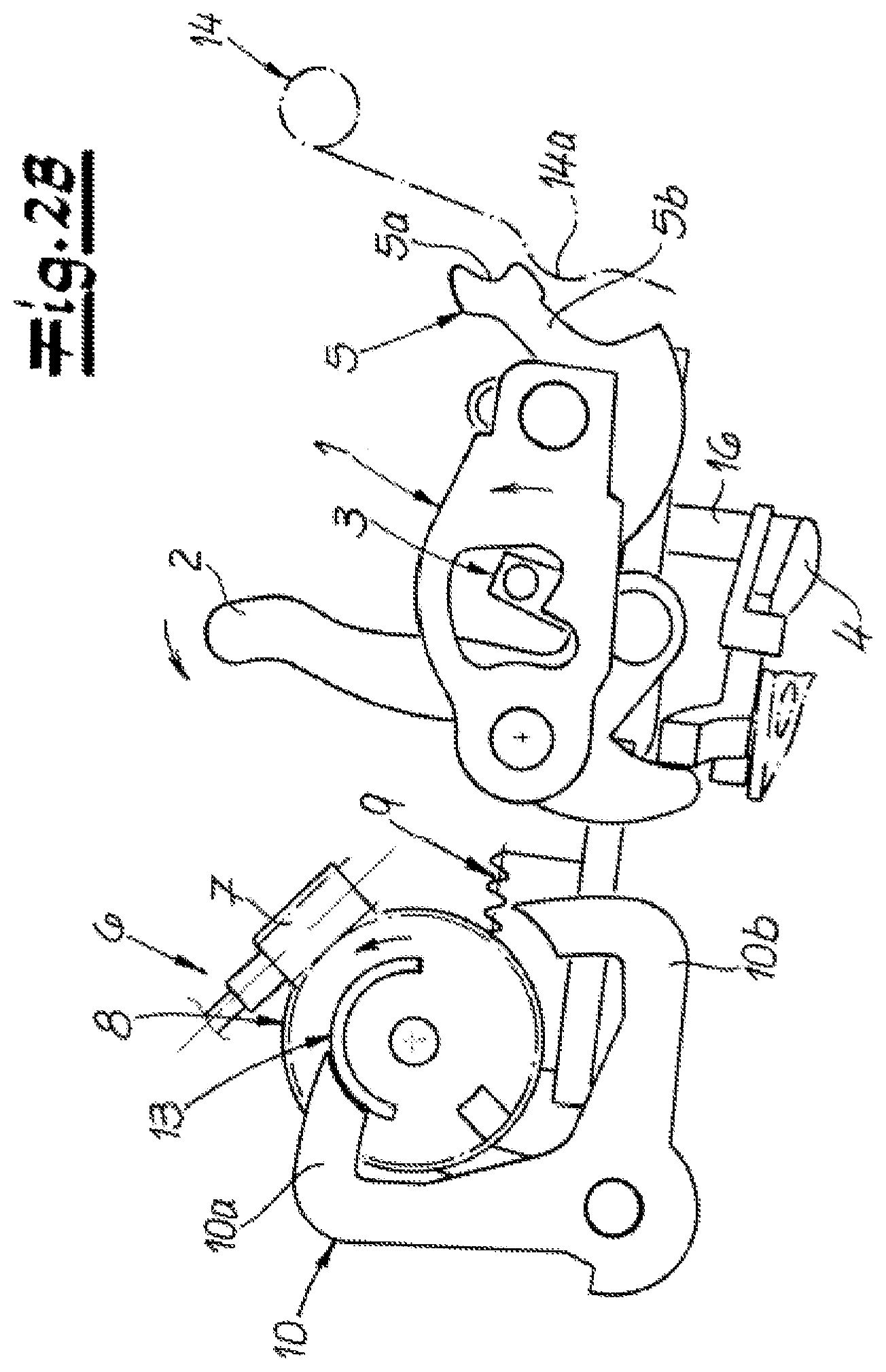 Patent US12320167 Figure 3 – Motor vehicle lock