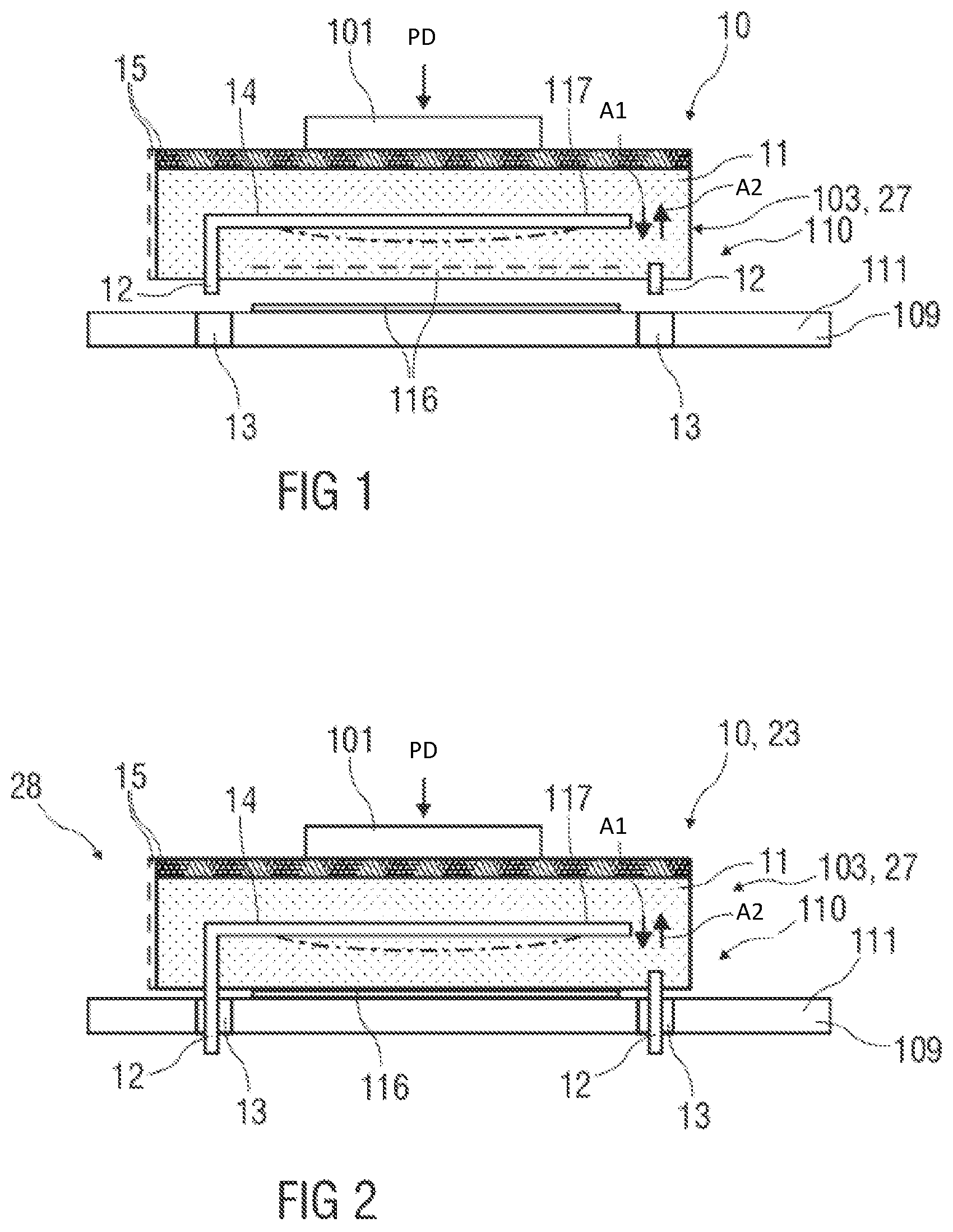 Patent US12320168 — Electronic sensor module, handle module, and movable vehicle element — Figure 1