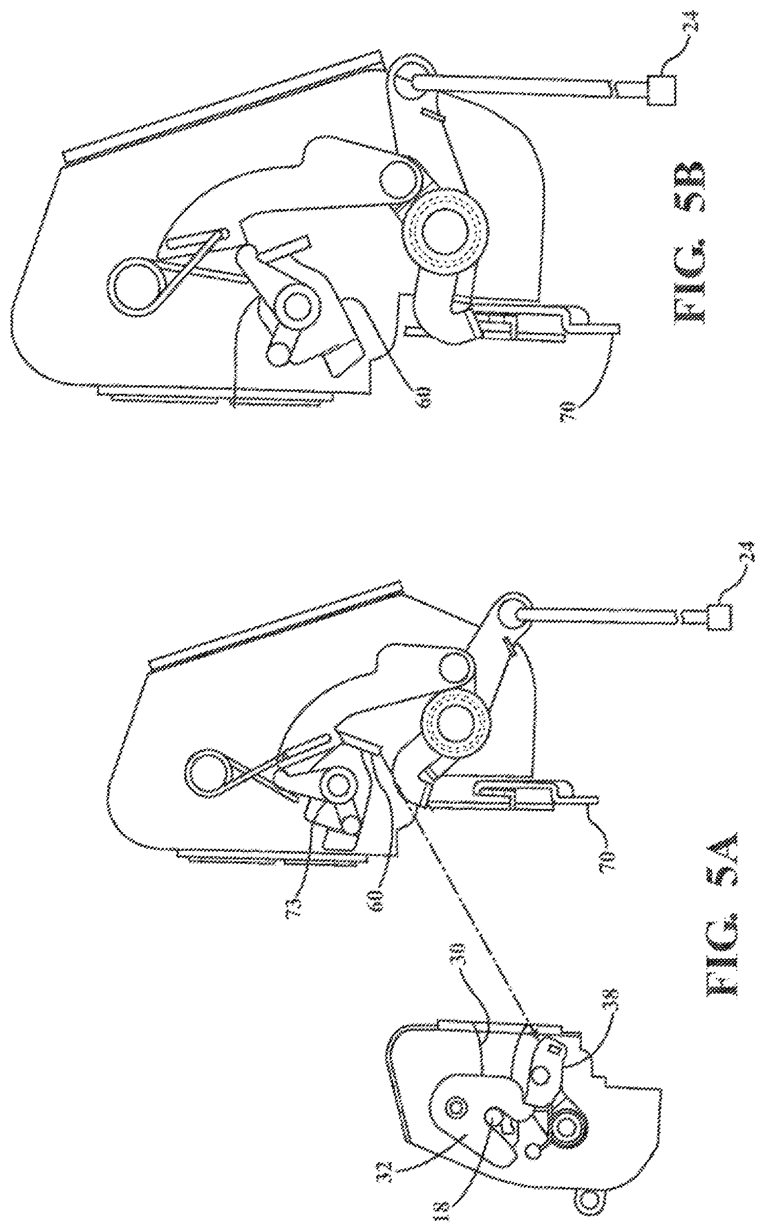 Patent US12320169 Figure 5 – Closure latch assembly with release cable arrangement having an anti-rattle mechanism