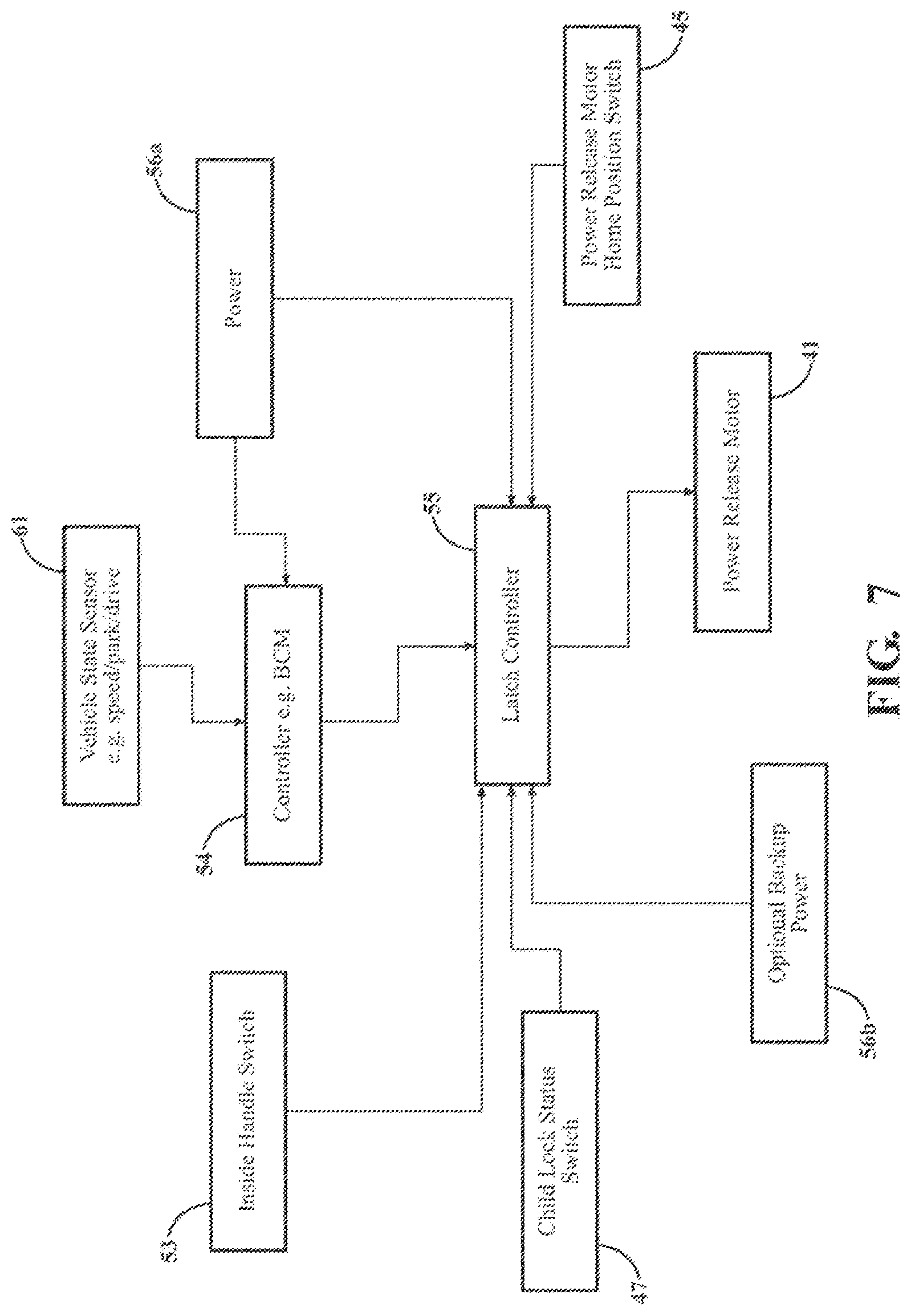 Patent US12320169 Figure 7 – Closure latch assembly with release cable arrangement having an anti-rattle mechanism