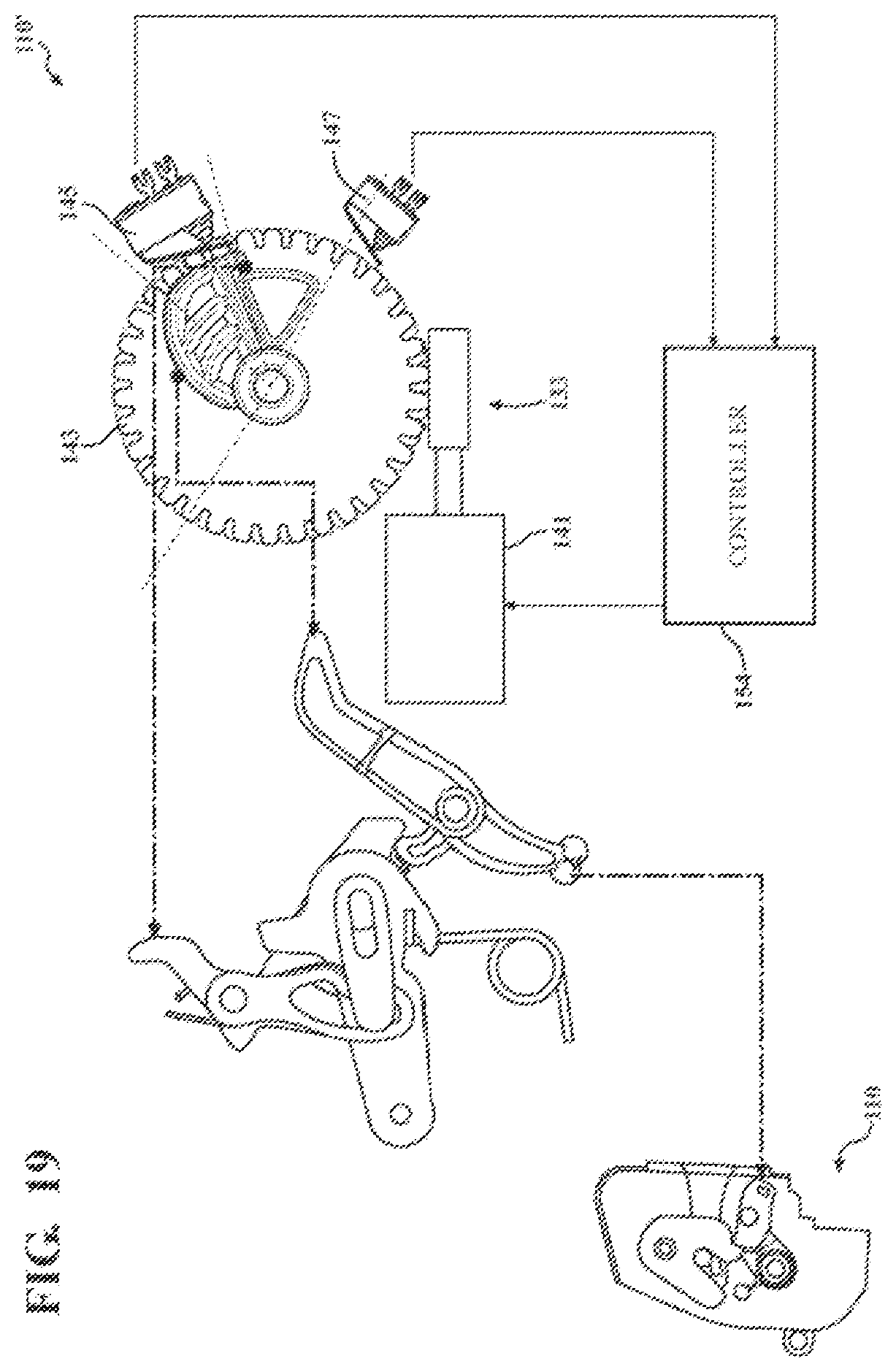 Patent US12320169 Figure 19 – Closure latch assembly with release cable arrangement having an anti-rattle mechanism