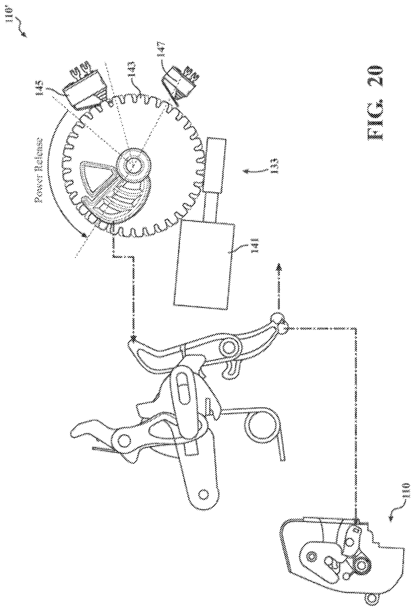 Patent US12320169 Figure 20 – Closure latch assembly with release cable arrangement having an anti-rattle mechanism