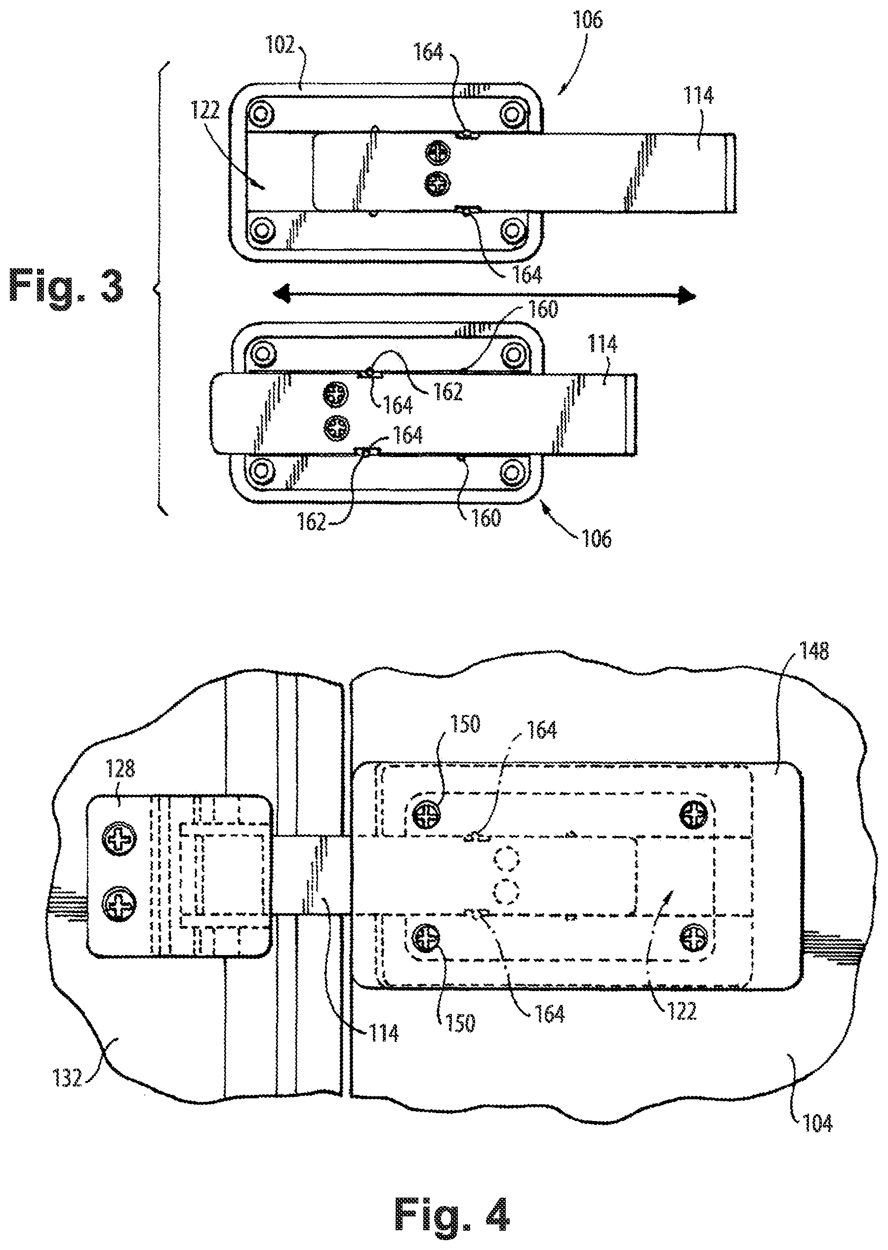 Patent US12320171 Figure 2 – Sliding latch for galley bay doors