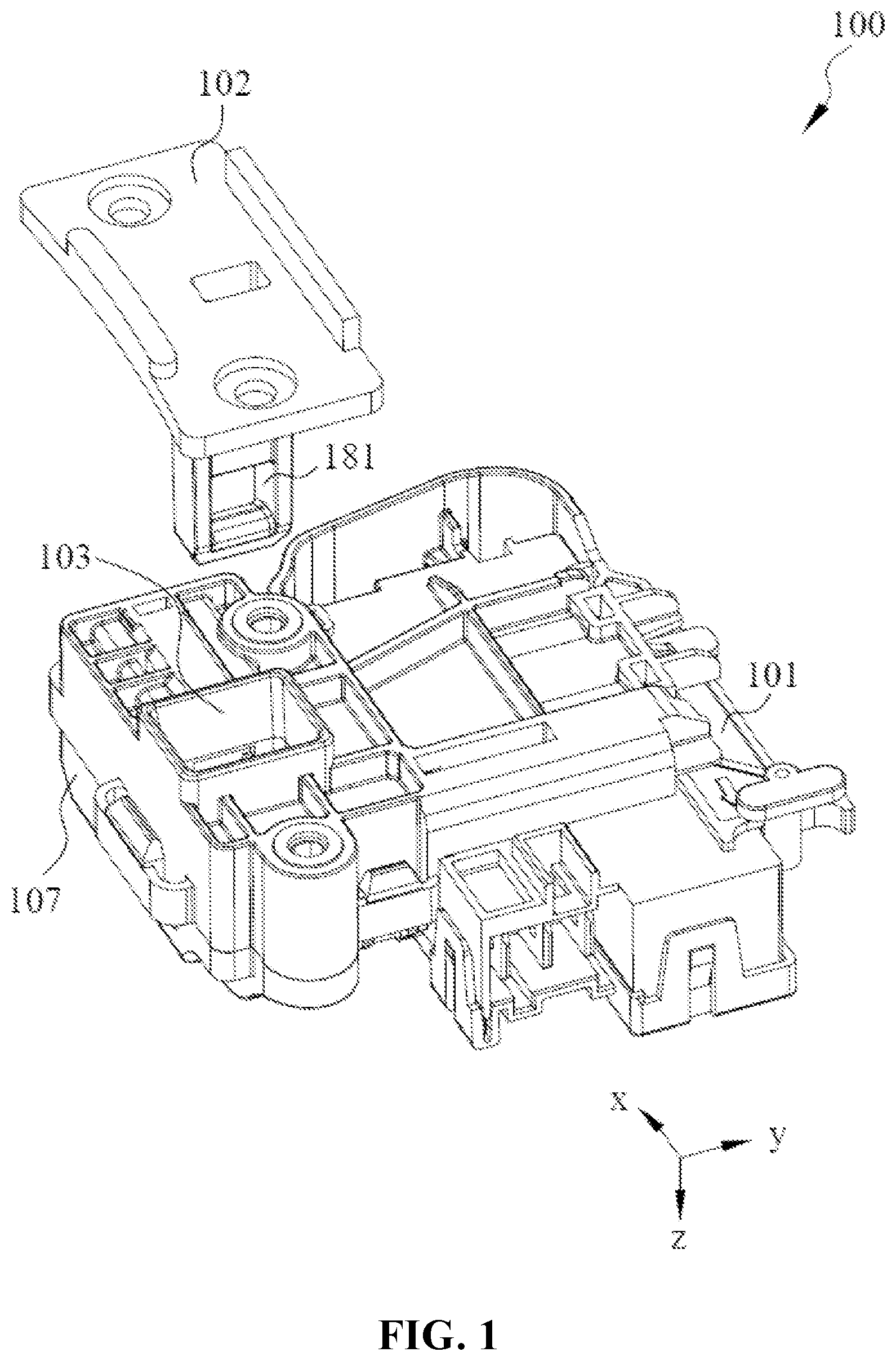 Patent US12320172 — Door lock and control circuit for the door lock — Figure 1