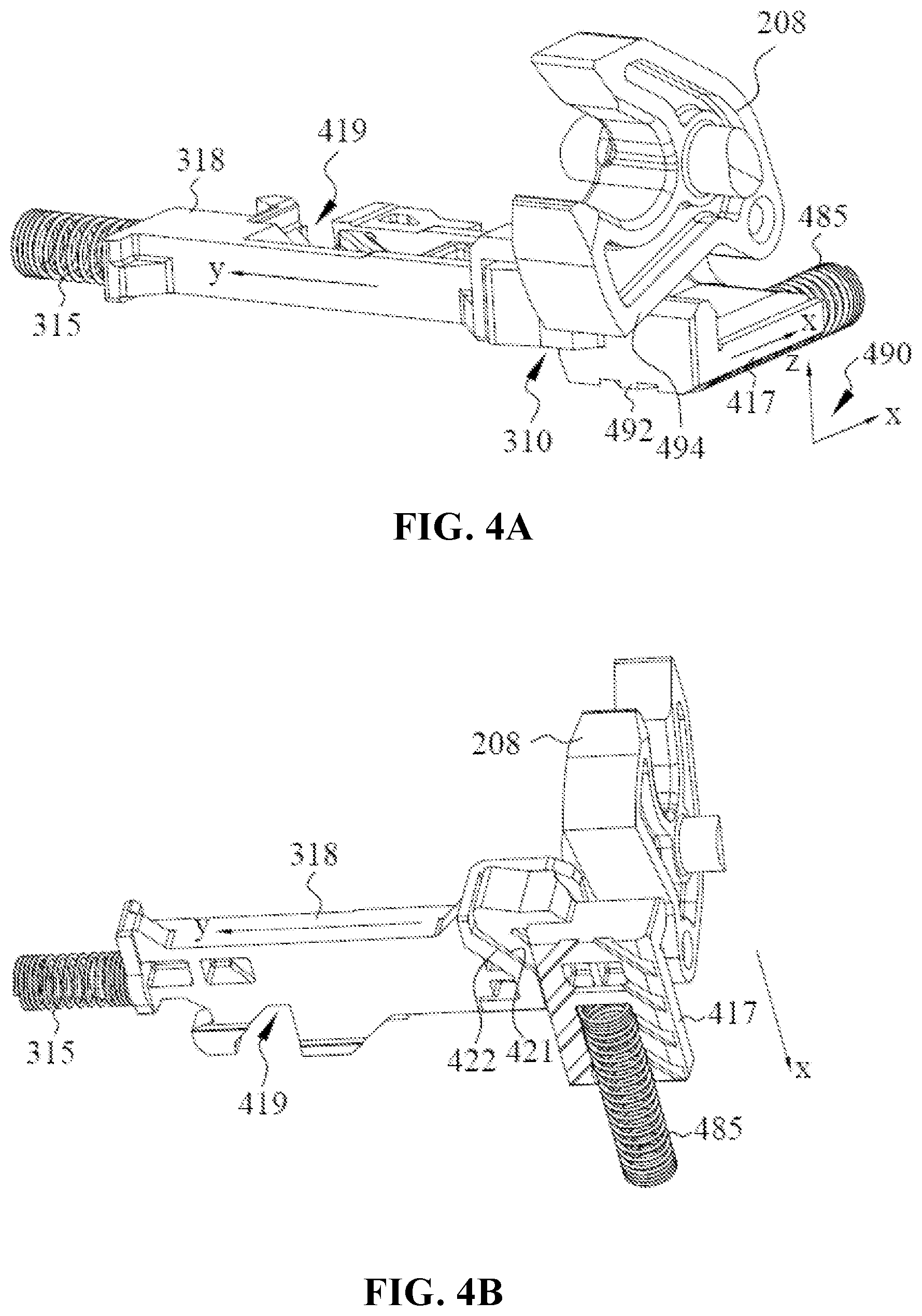 Patent US12320172 Figure 4 – Door lock and control circuit for the door lock