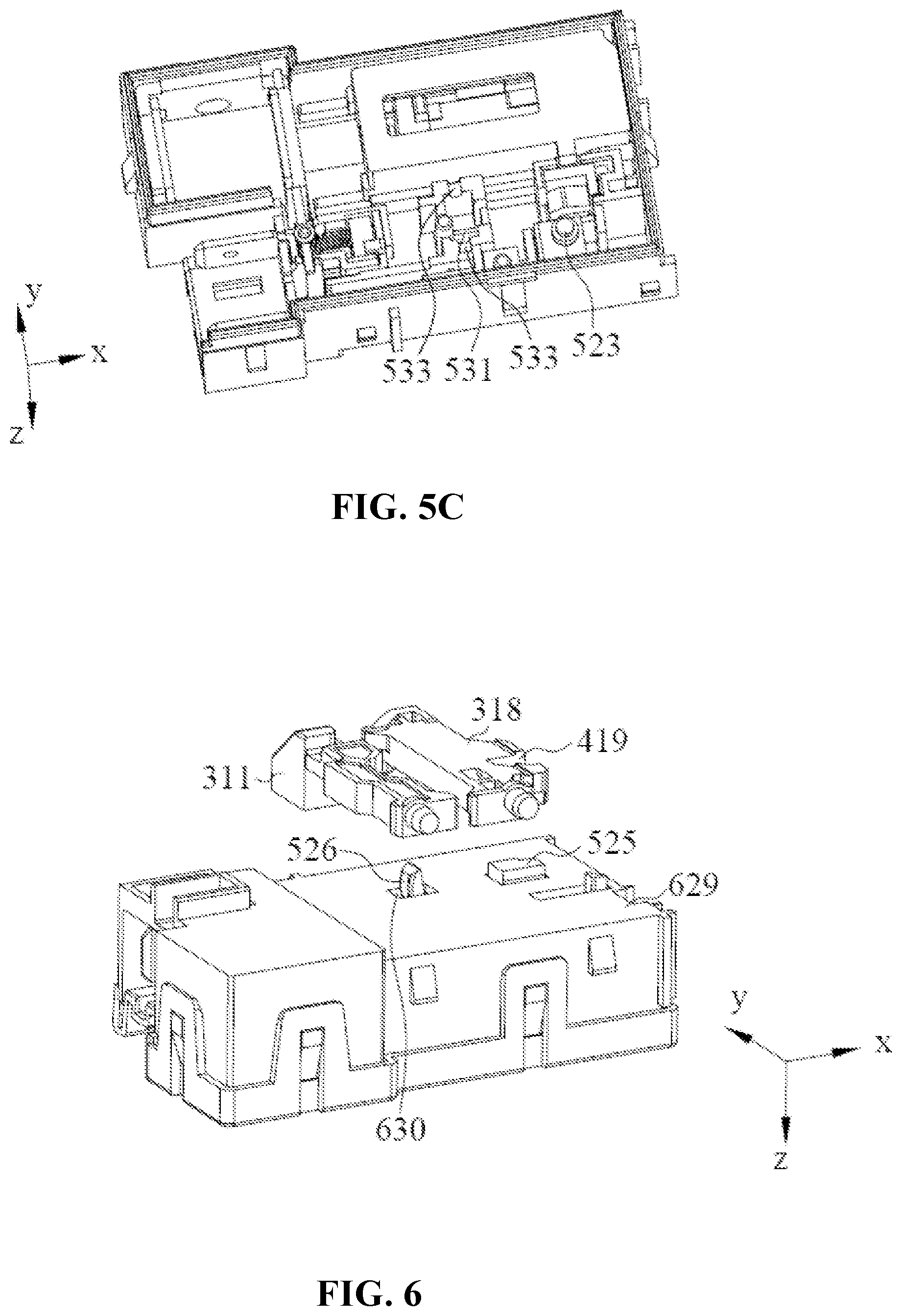 Patent US12320172 Figure 7 – Door lock and control circuit for the door lock