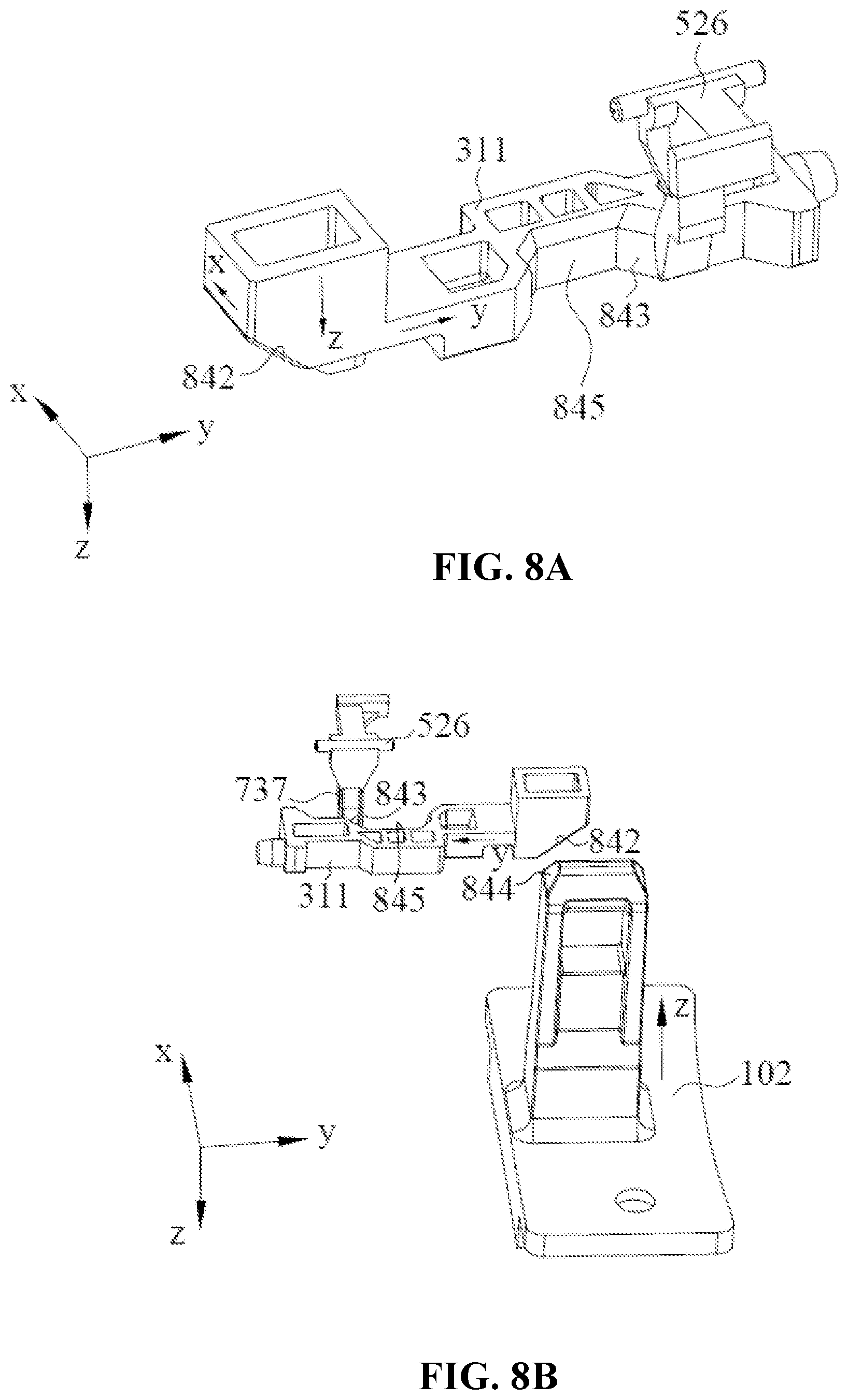 Patent US12320172 Figure 9 – Door lock and control circuit for the door lock