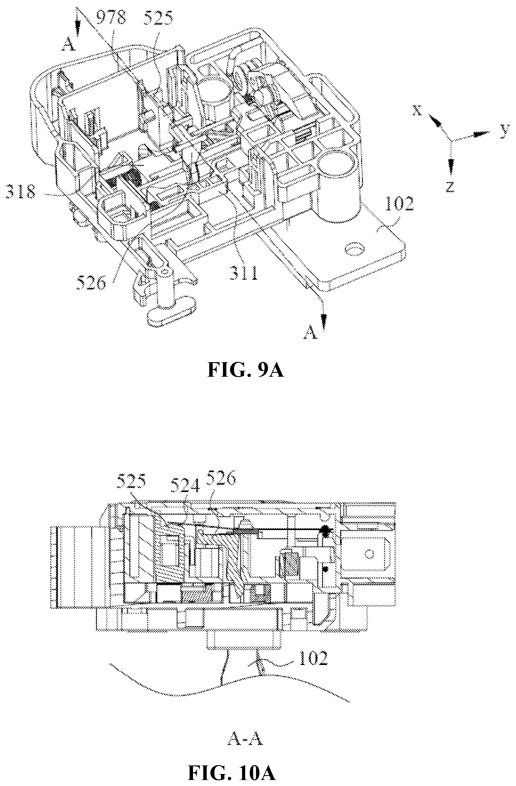 Patent US12320172 Figure 10 – Door lock and control circuit for the door lock