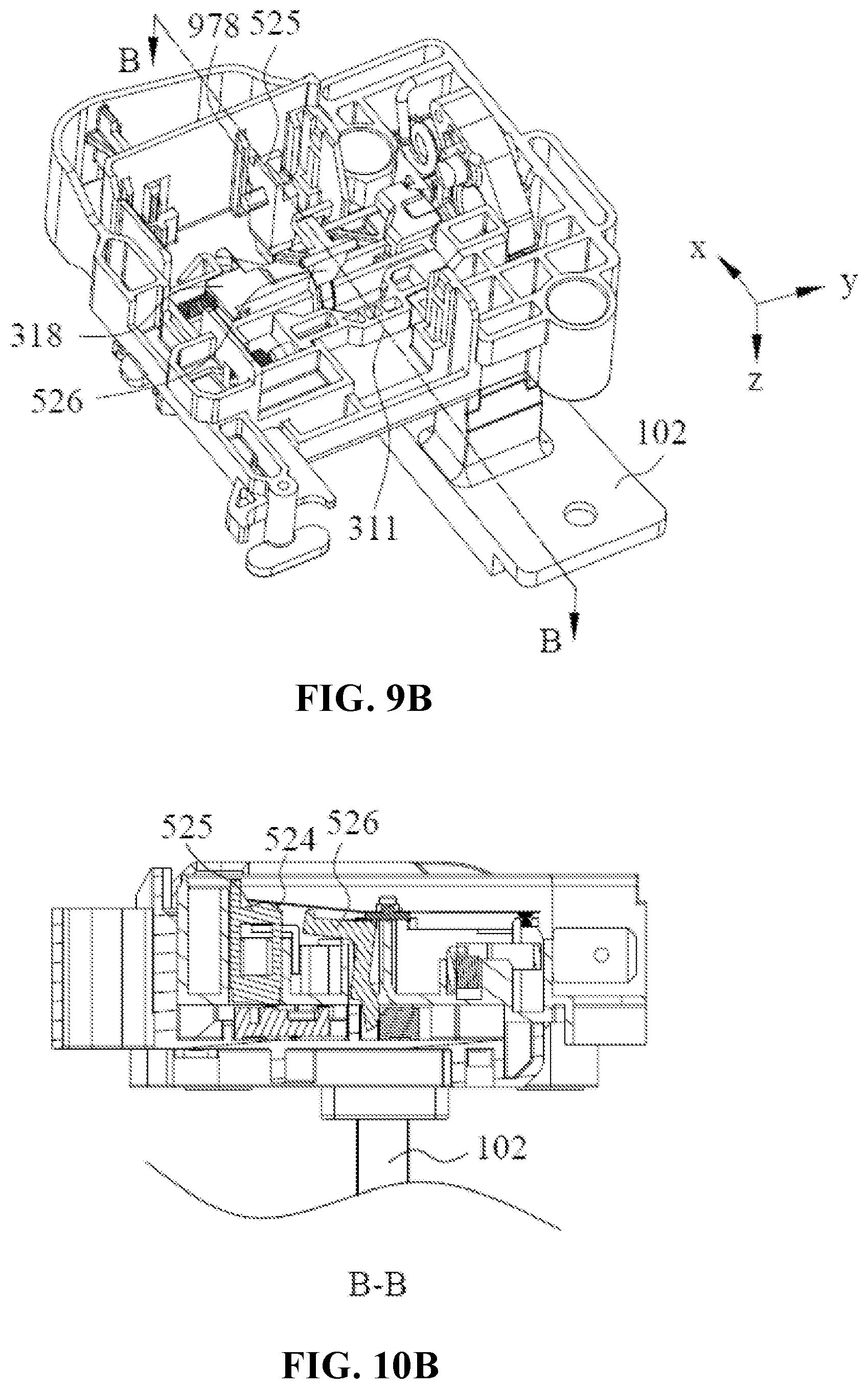 Patent US12320172 Figure 11 – Door lock and control circuit for the door lock