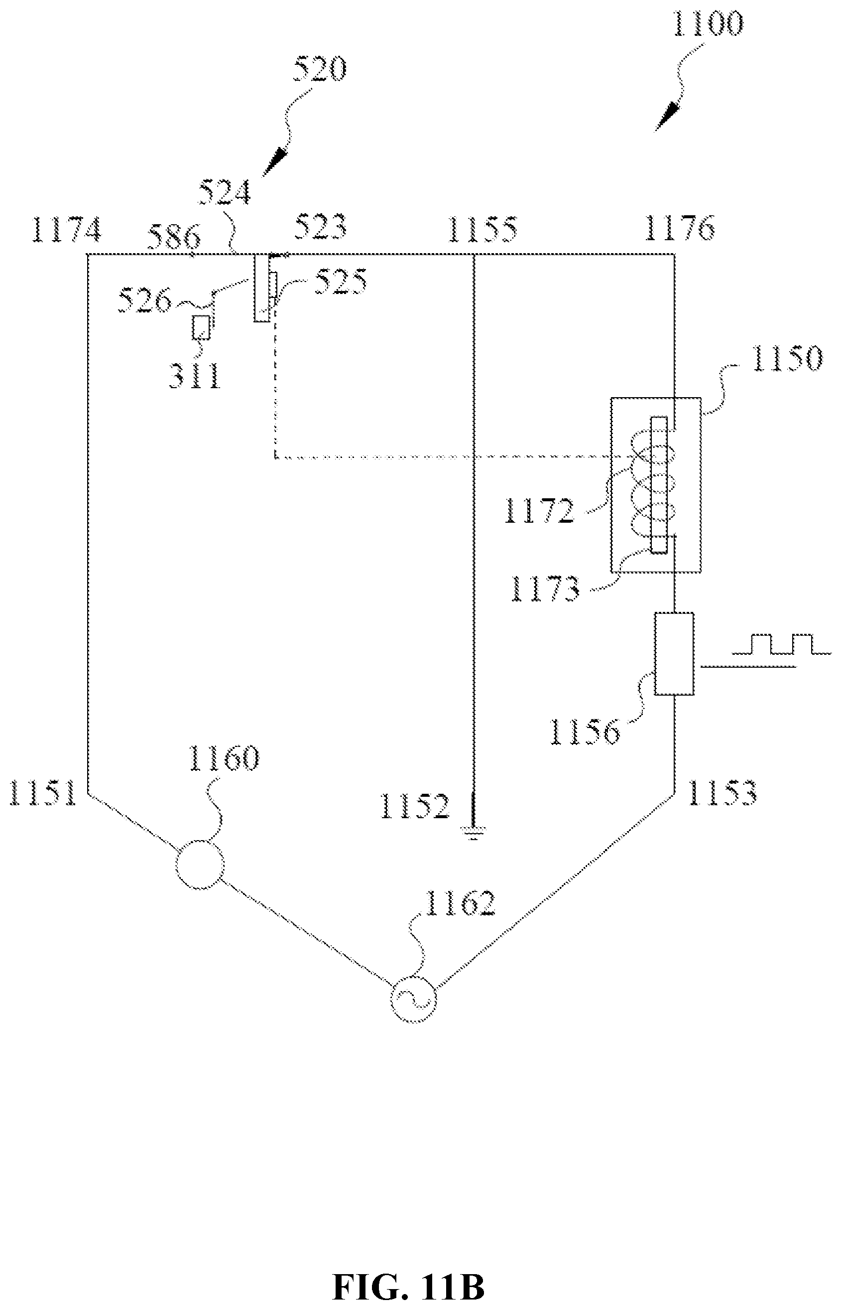 Patent US12320172 Figure 14 – Door lock and control circuit for the door lock