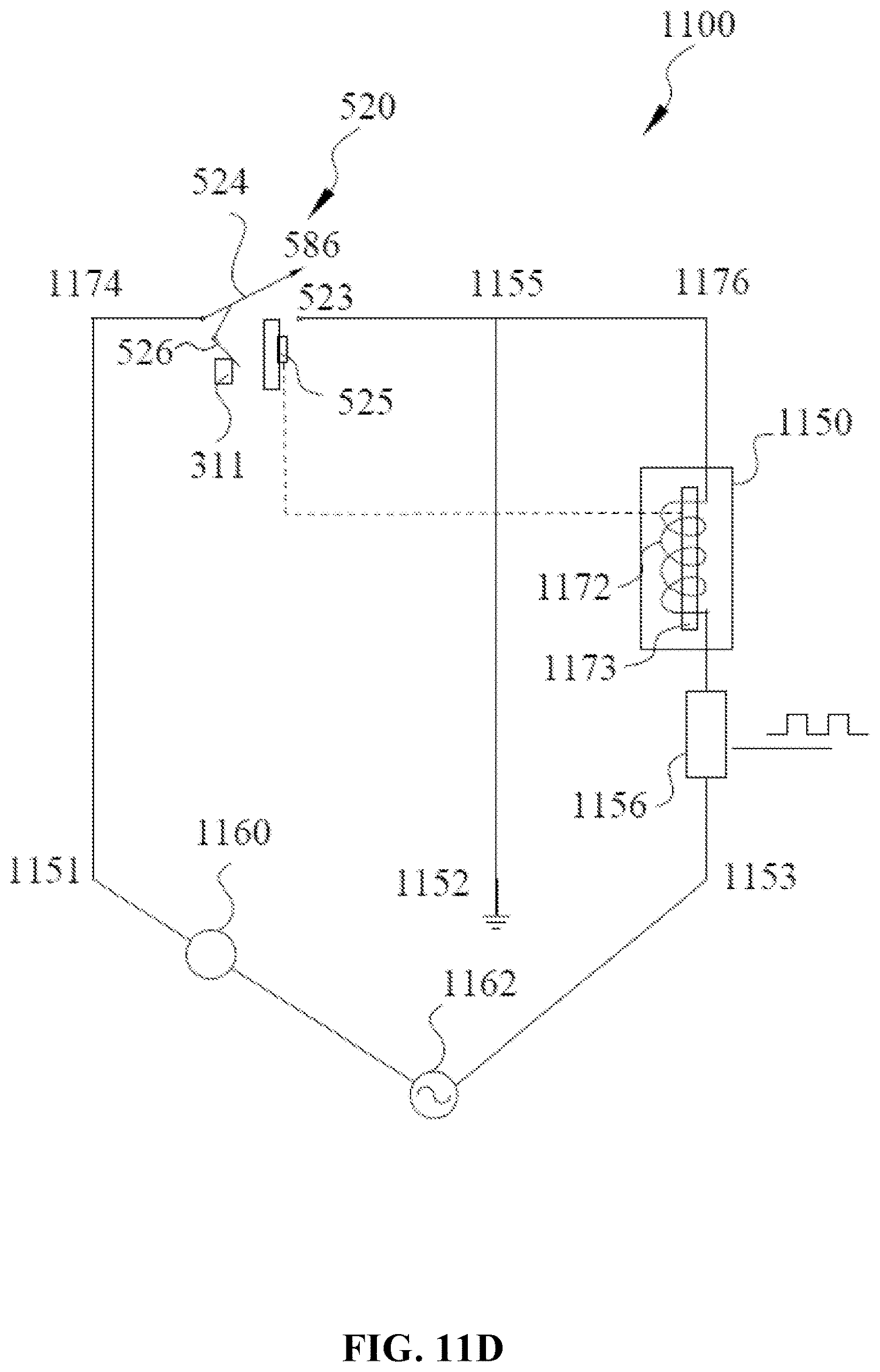 Patent US12320172 Figure 16 – Door lock and control circuit for the door lock