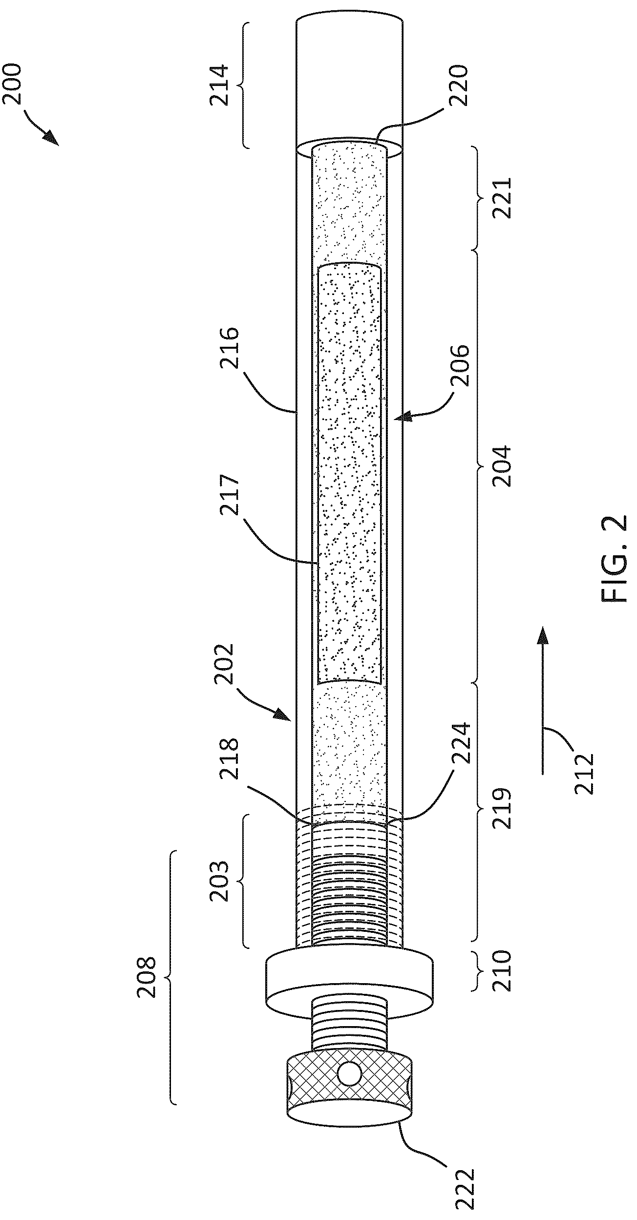 Patent US12320177 Figure 2 – Tension hinge pin for door hinges