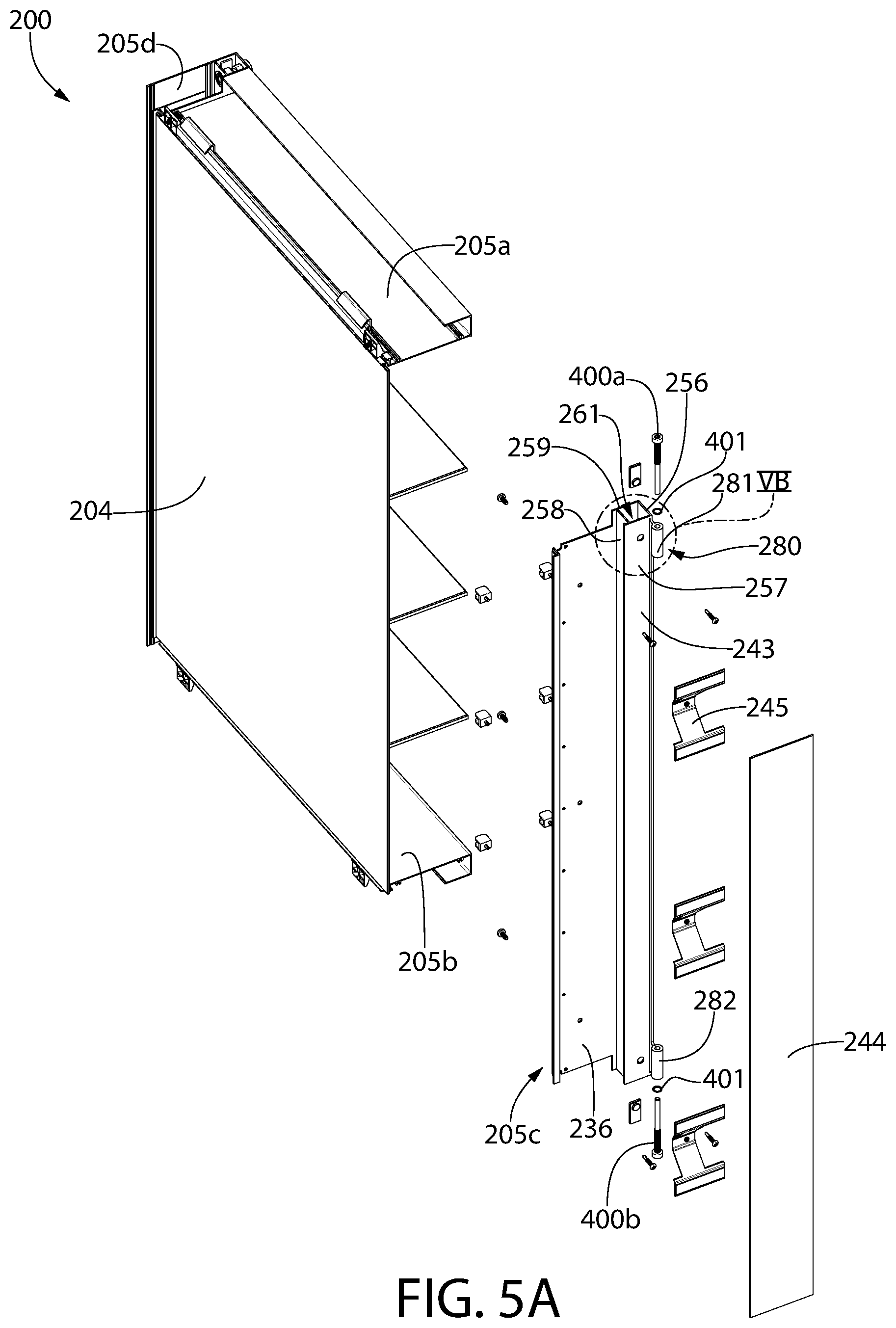 Patent US12320178 Figure 6 – Cabinet apparatus