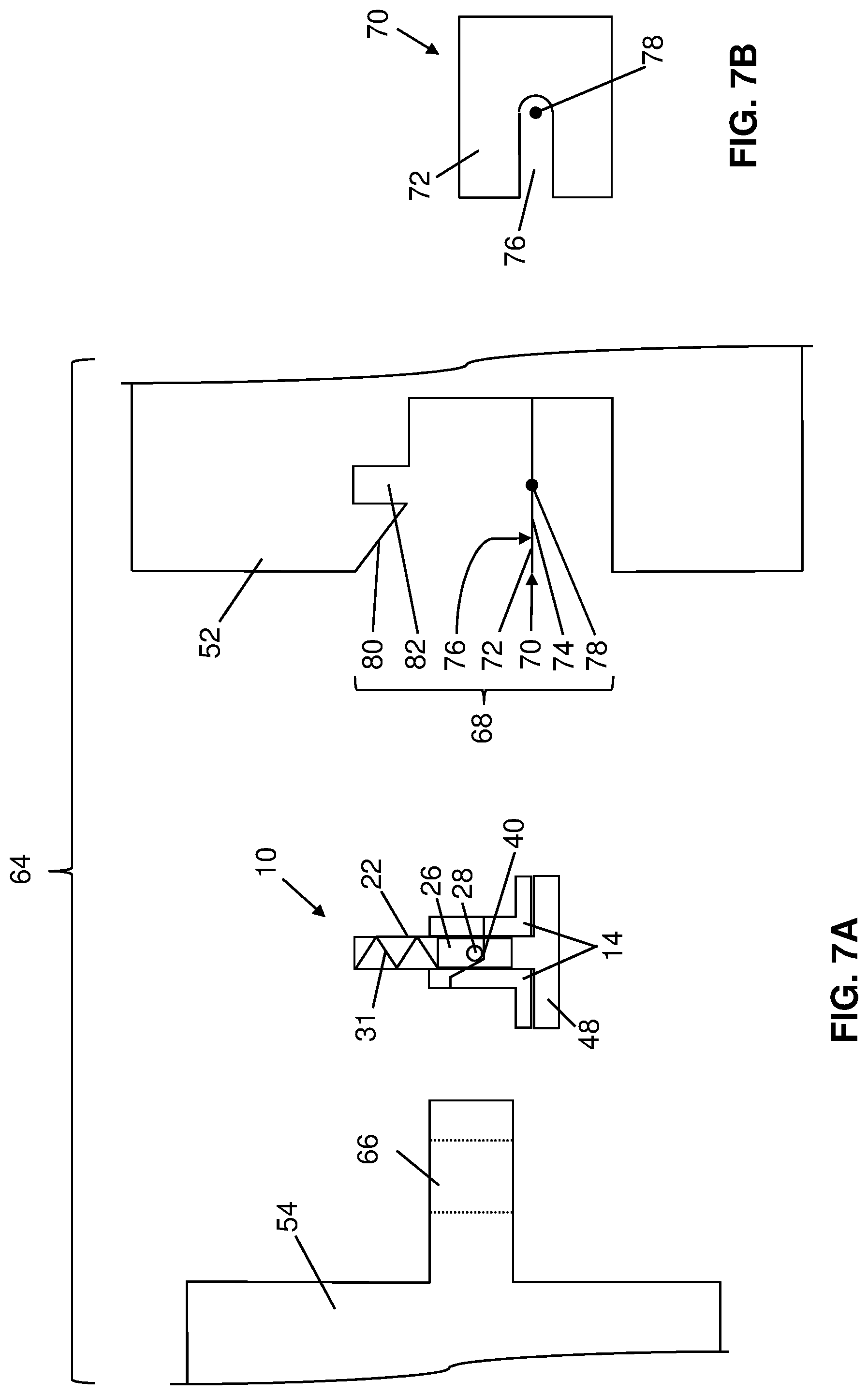 Patent US12320179 Figure 7 – Door hinge for a laboratory instrument door