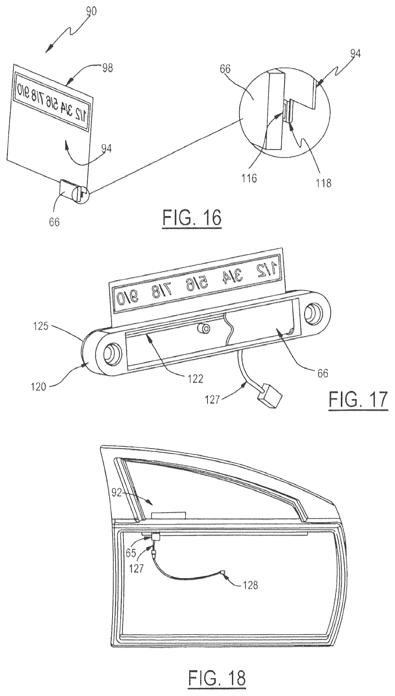 Patent US12320180 Figure 8 – Vehicle assembly having a capacitive sensor