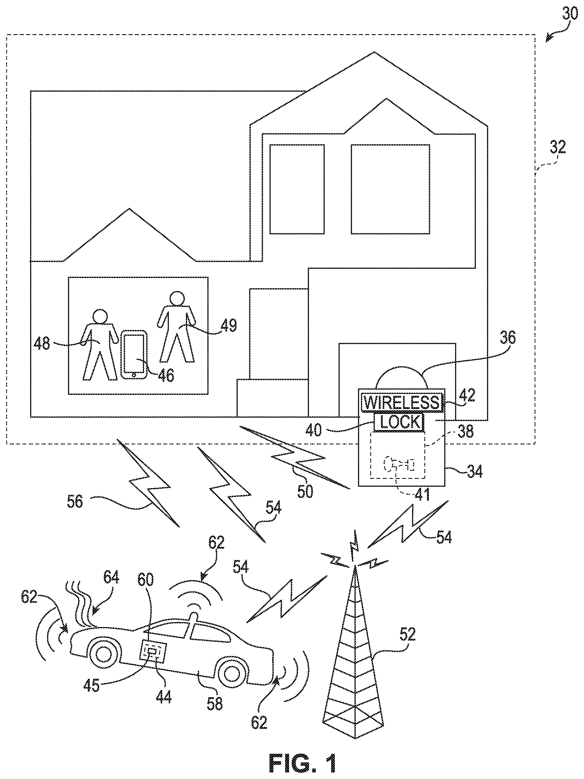 Patent US12320181 Figure 1 – Agent safety apparatus and method