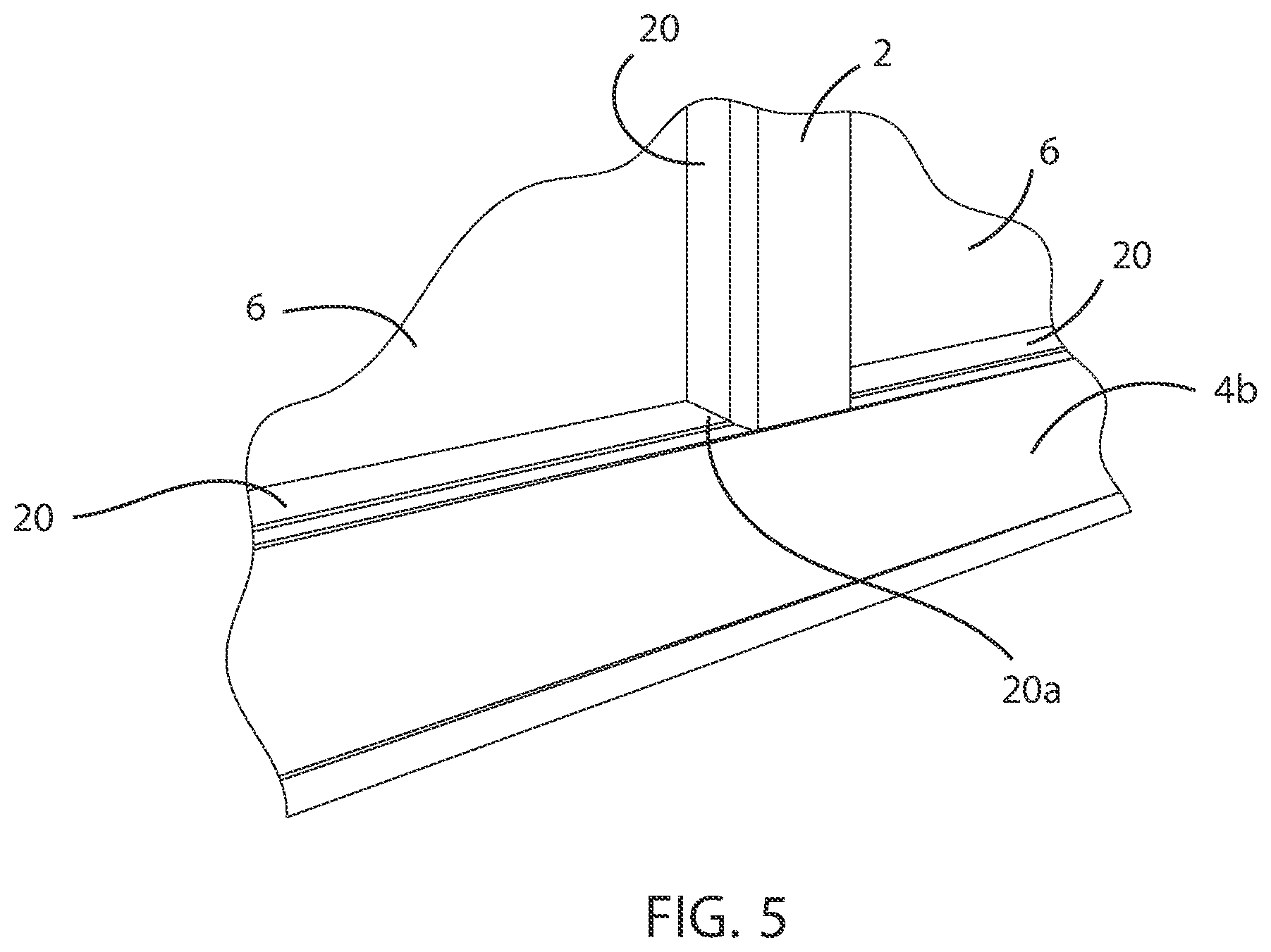 Patent US12320183 Figure 5 – Pressure and impact resistant sectional door