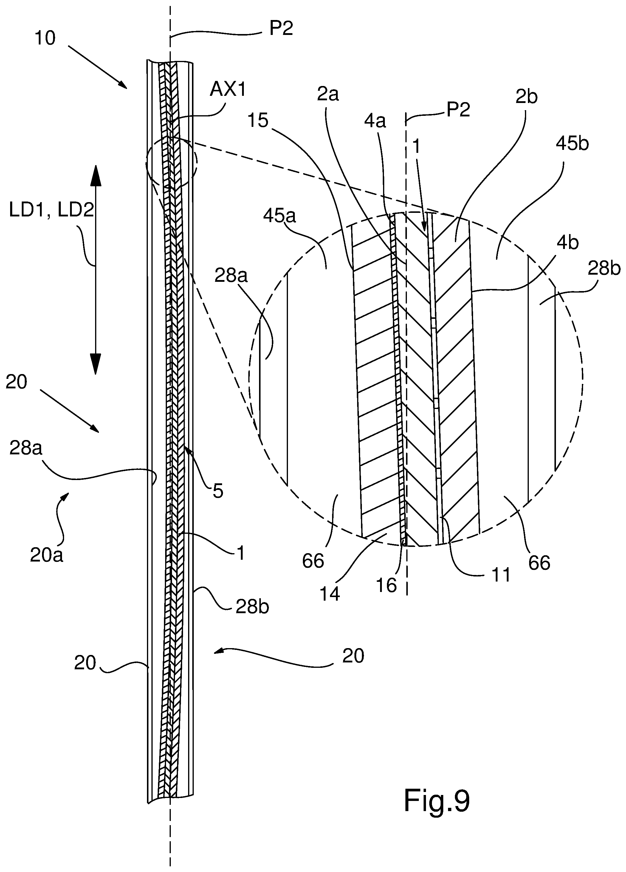 Patent US12320184 Figure 5 – Frame solution for laminated VIG unit