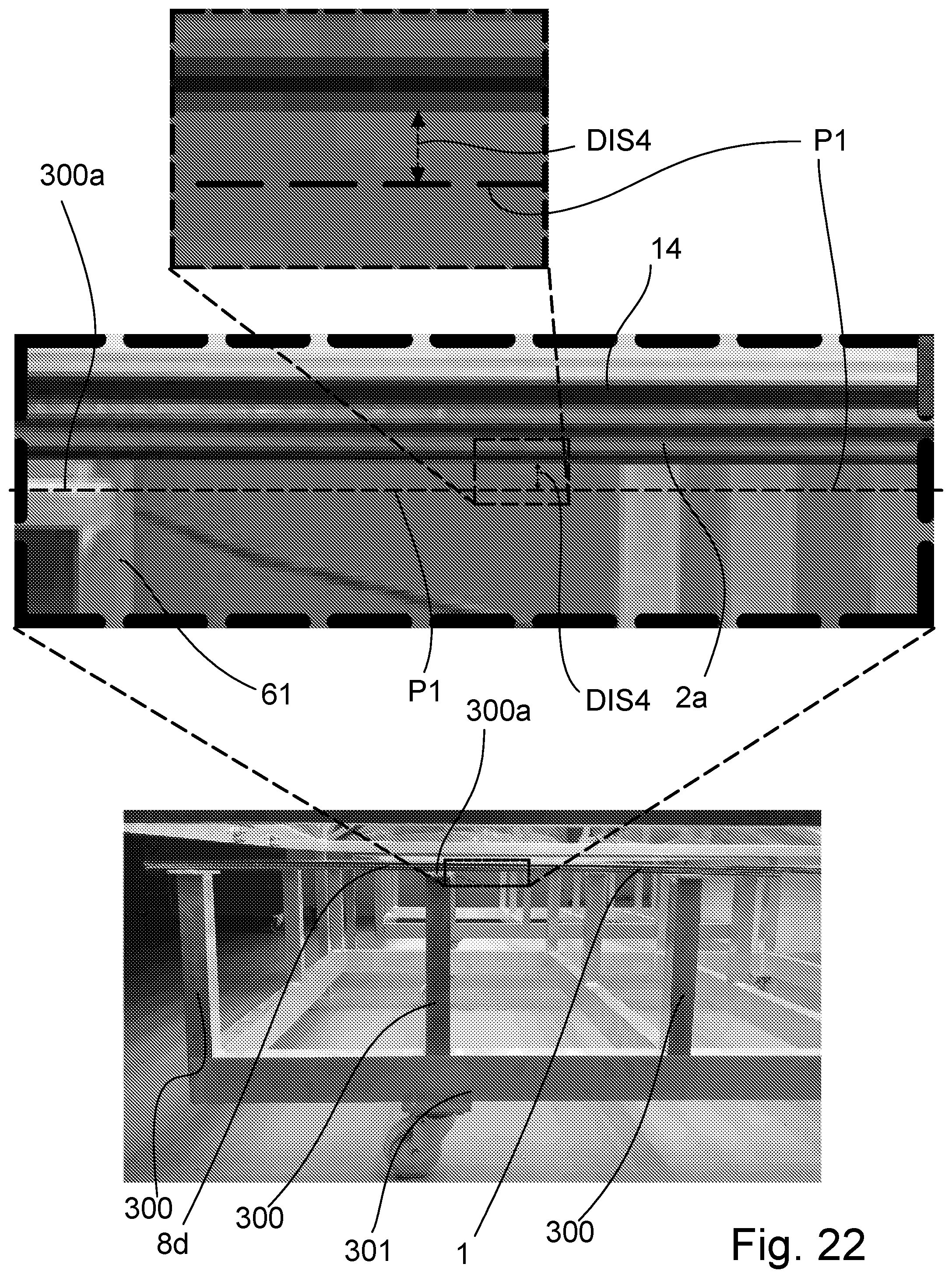 Patent US12320184 Figure 14 – Frame solution for laminated VIG unit