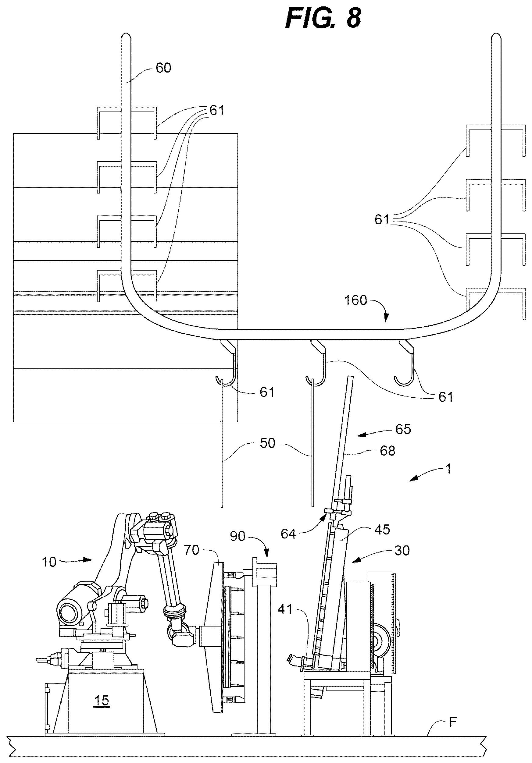 Patent US12320185 Figure 8 – Automated spacer processing systems and methods